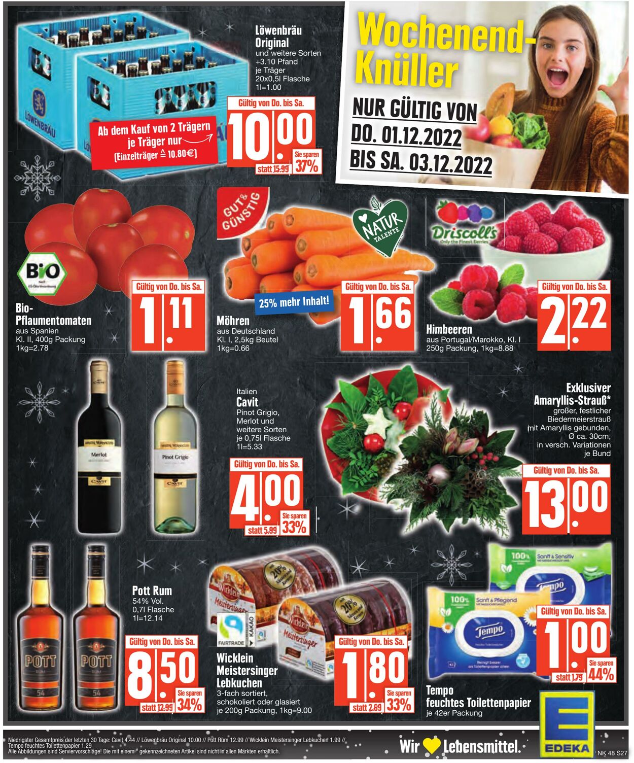 Prospekt Edeka 28.11.2022 - 03.12.2022