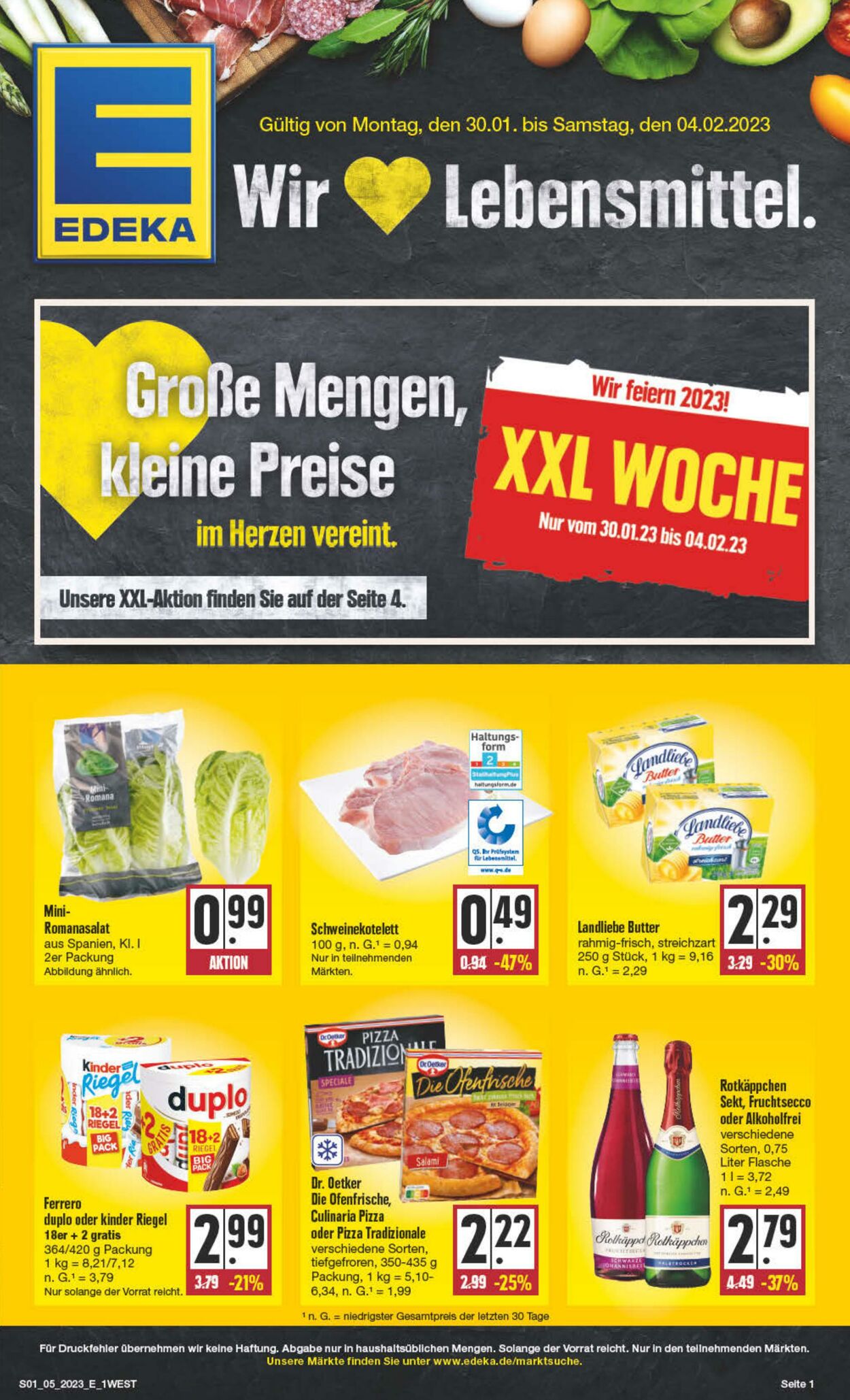 Prospekt Edeka 30.01.2023 - 04.02.2023