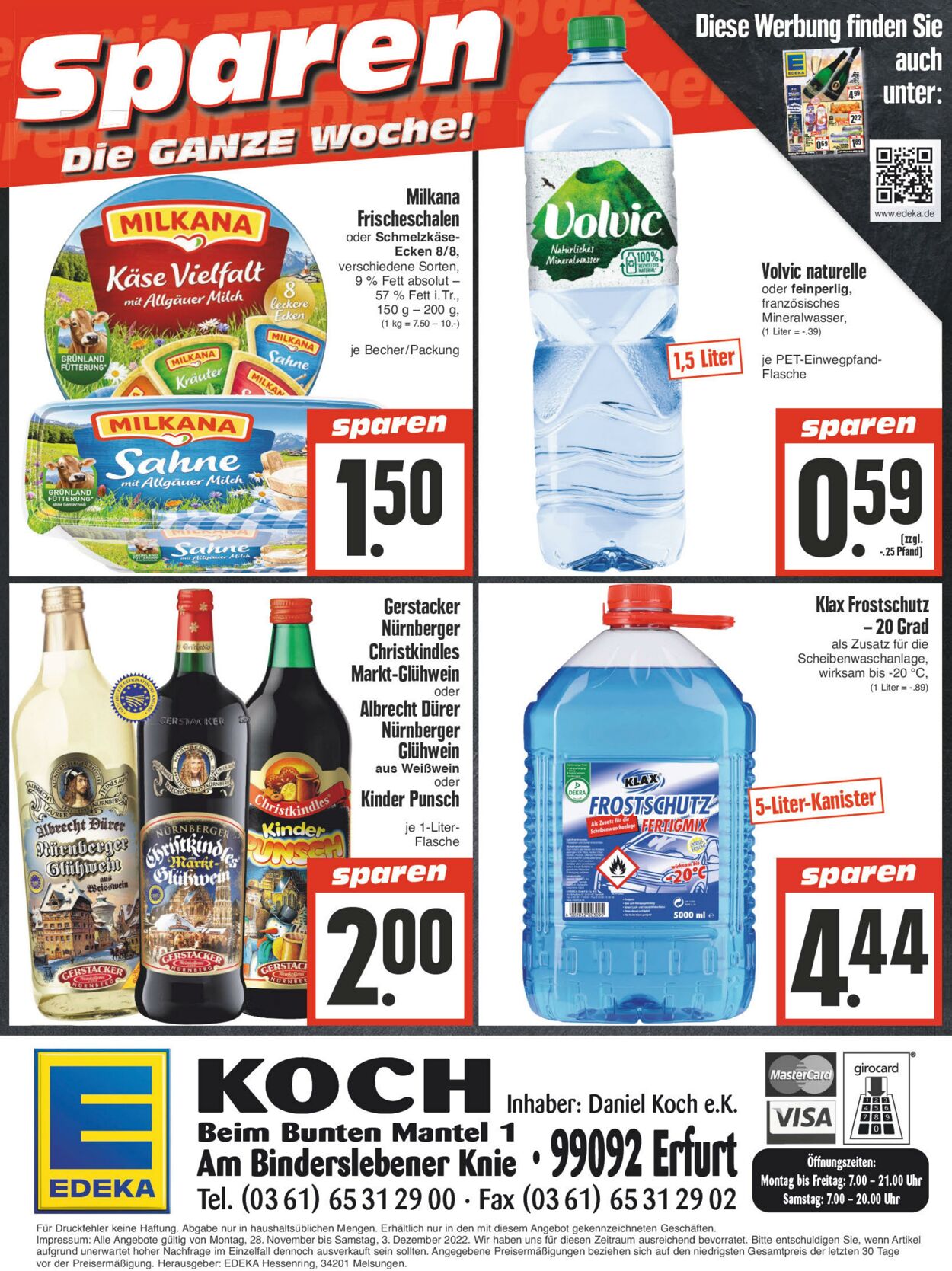 Prospekt Edeka 28.11.2022 - 03.12.2022