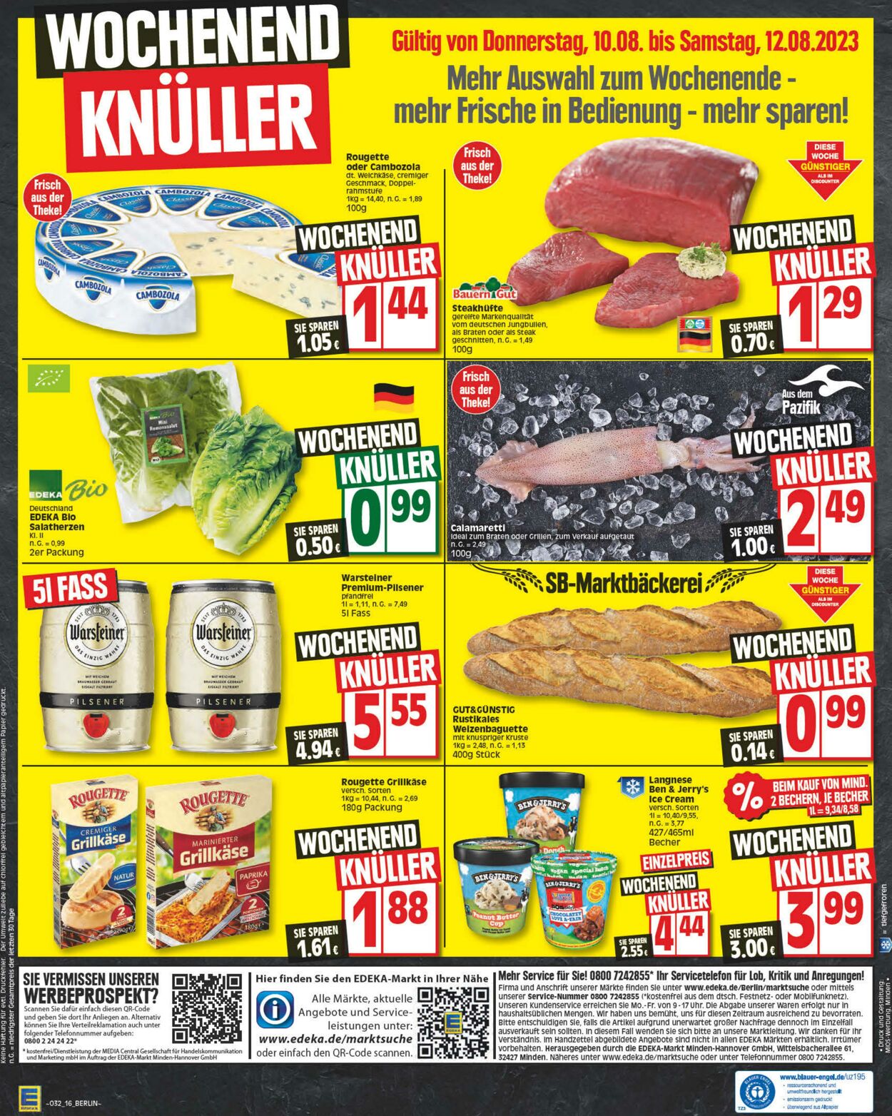 Prospekt Edeka 07.08.2023 - 12.08.2023