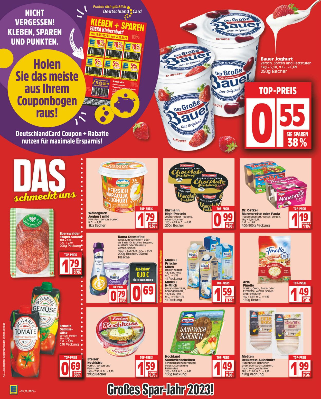 Prospekt Edeka 16.01.2023 - 21.01.2023