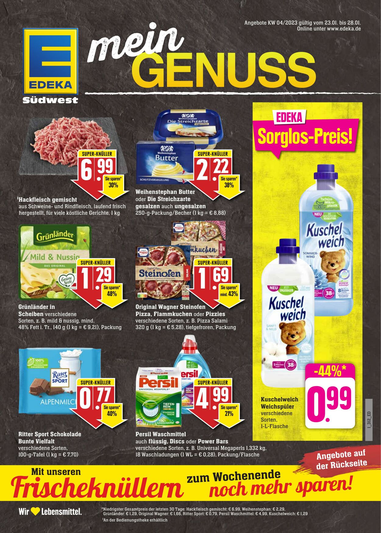 Prospekt Edeka 23.01.2023 - 28.01.2023