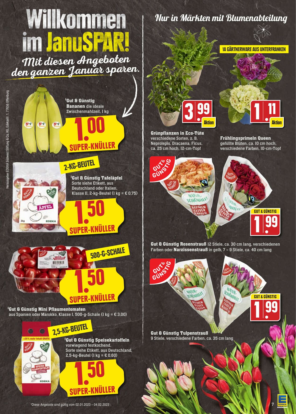 Prospekt Edeka 23.01.2023 - 28.01.2023