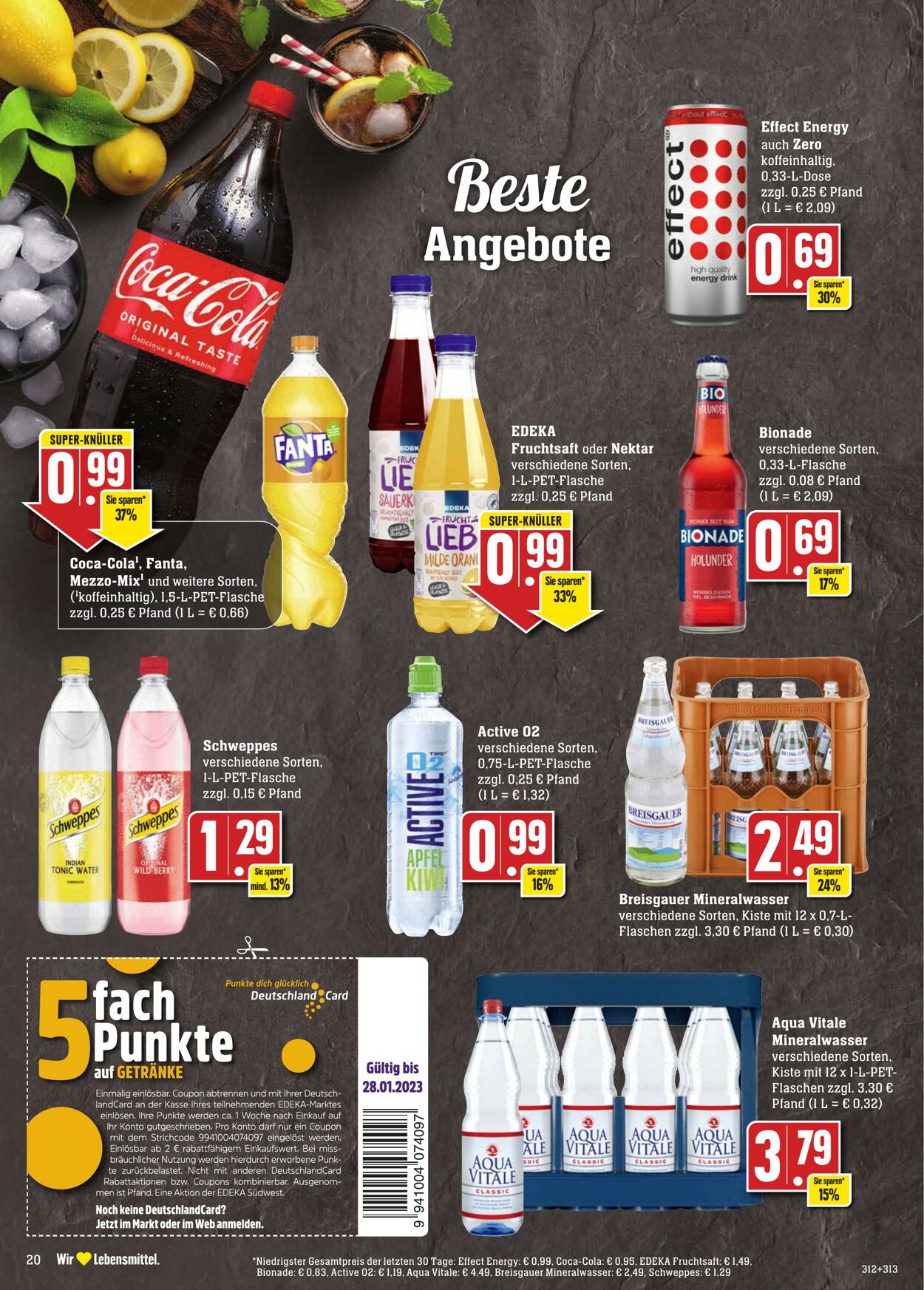 Prospekt Edeka 23.01.2023 - 28.01.2023