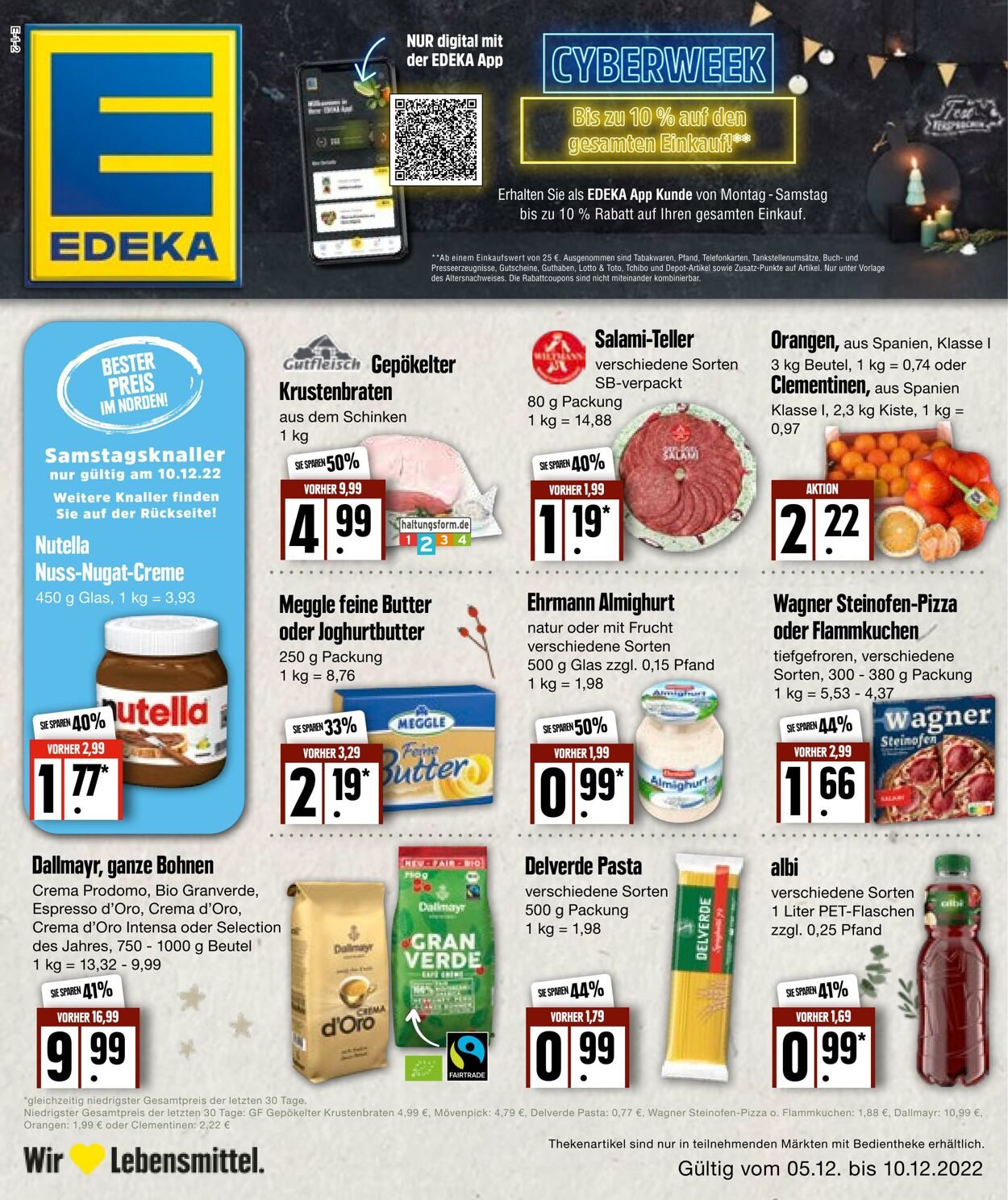 Prospekt Edeka 05.12.2022 - 10.12.2022