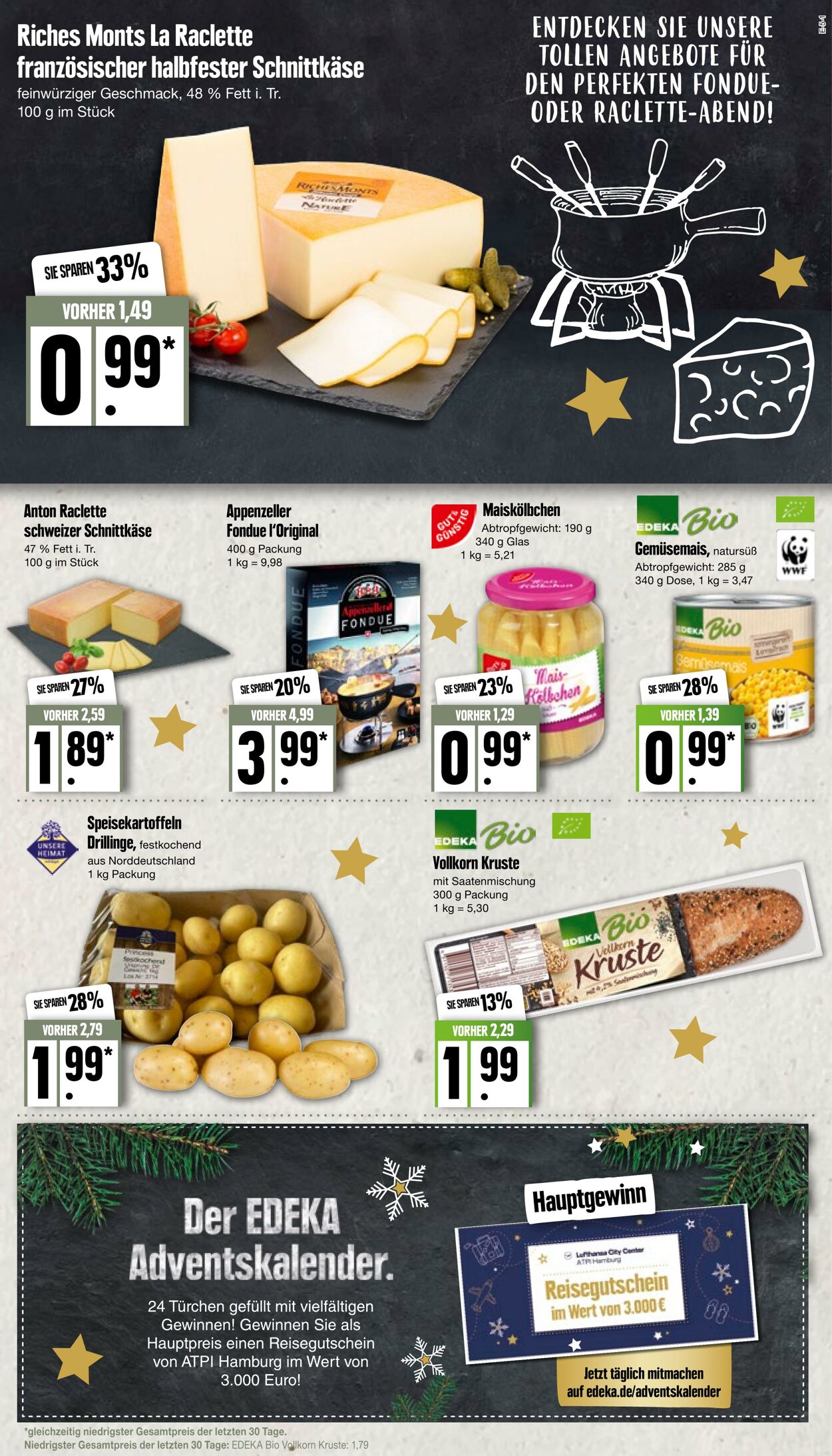 Prospekt Edeka 19.12.2022 - 24.12.2022