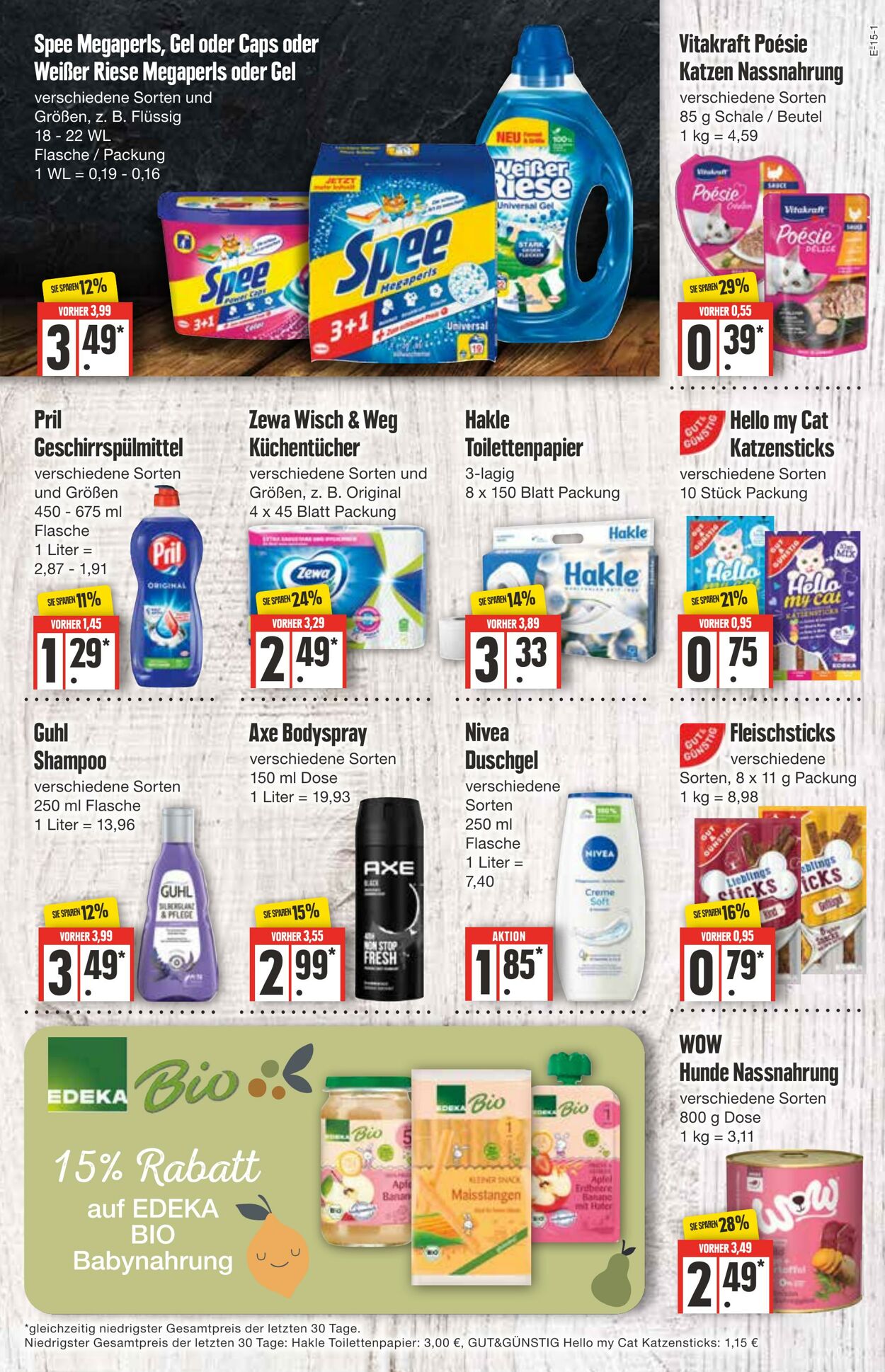 Prospekt Edeka 20.03.2023 - 25.03.2023