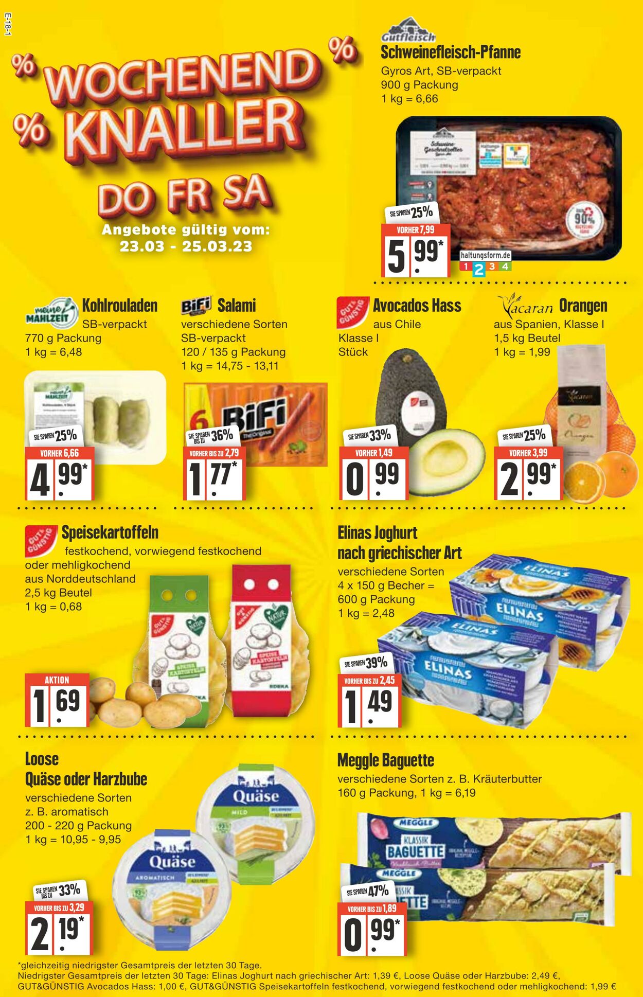 Prospekt Edeka 20.03.2023 - 25.03.2023