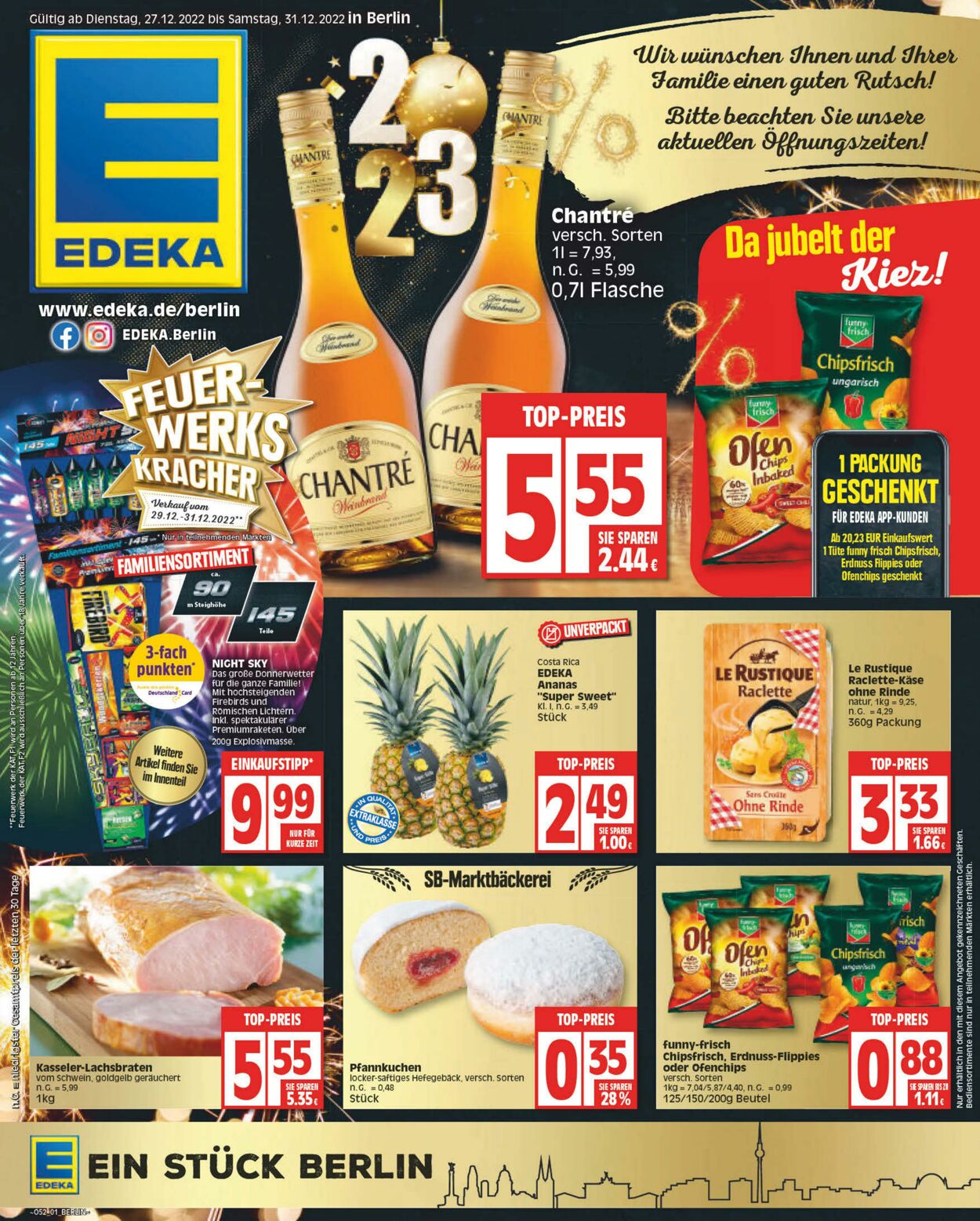 Prospekt Edeka 27.12.2022 - 31.12.2022