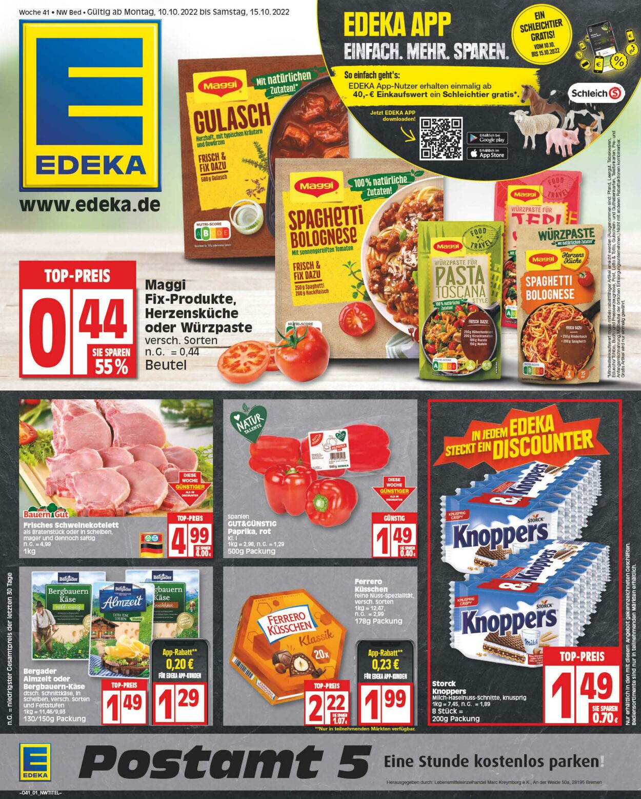 Prospekt Edeka 10.10.2022 - 15.10.2022