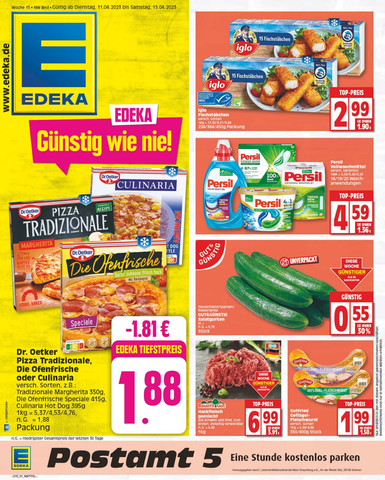 Prospekt Edeka 10.04.2023 - 15.04.2023