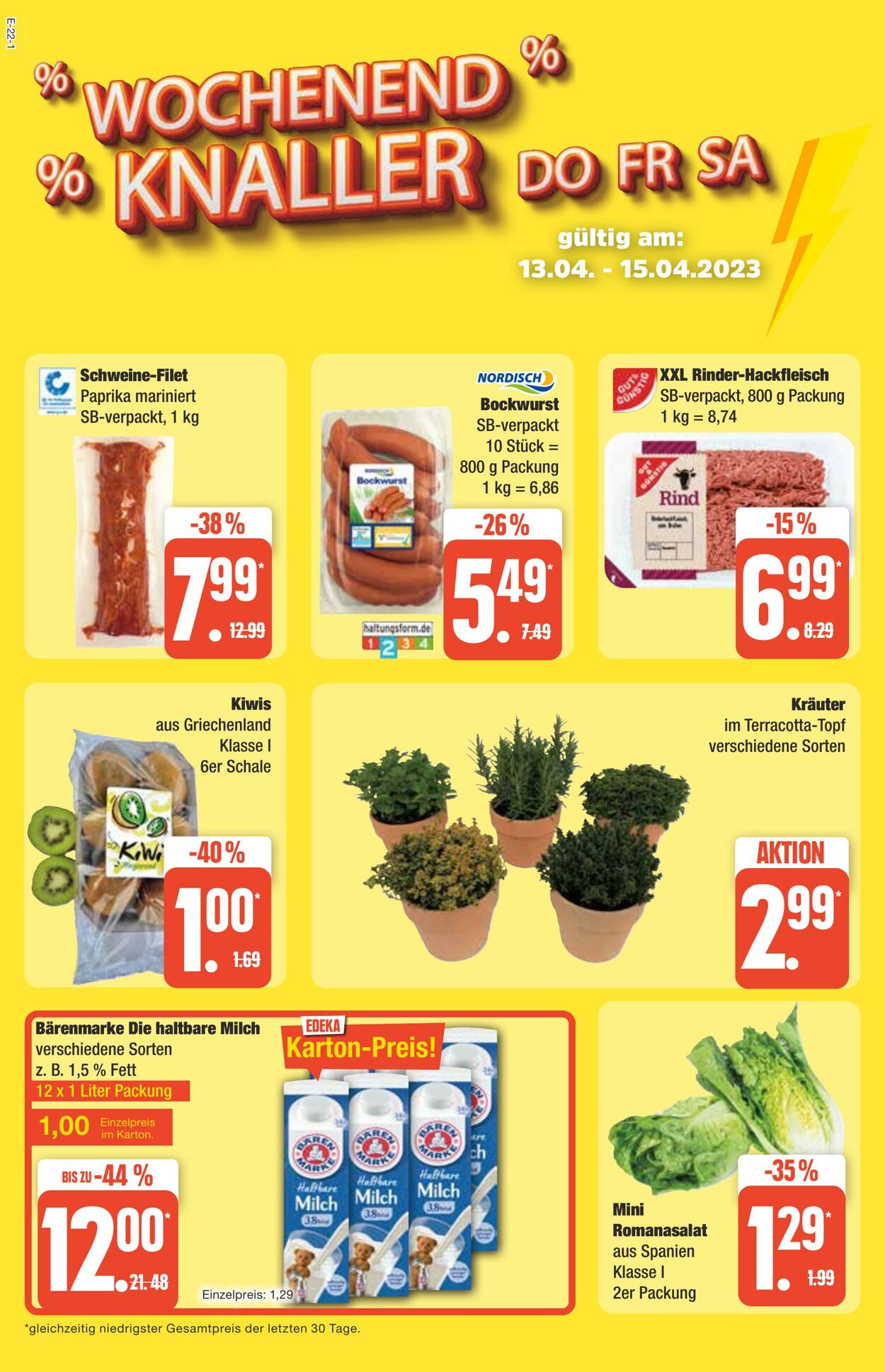 Prospekt Edeka 10.04.2023 - 15.04.2023