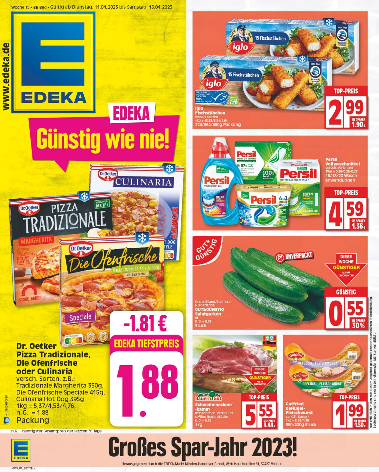 Prospekt Edeka 10.04.2023 - 15.04.2023