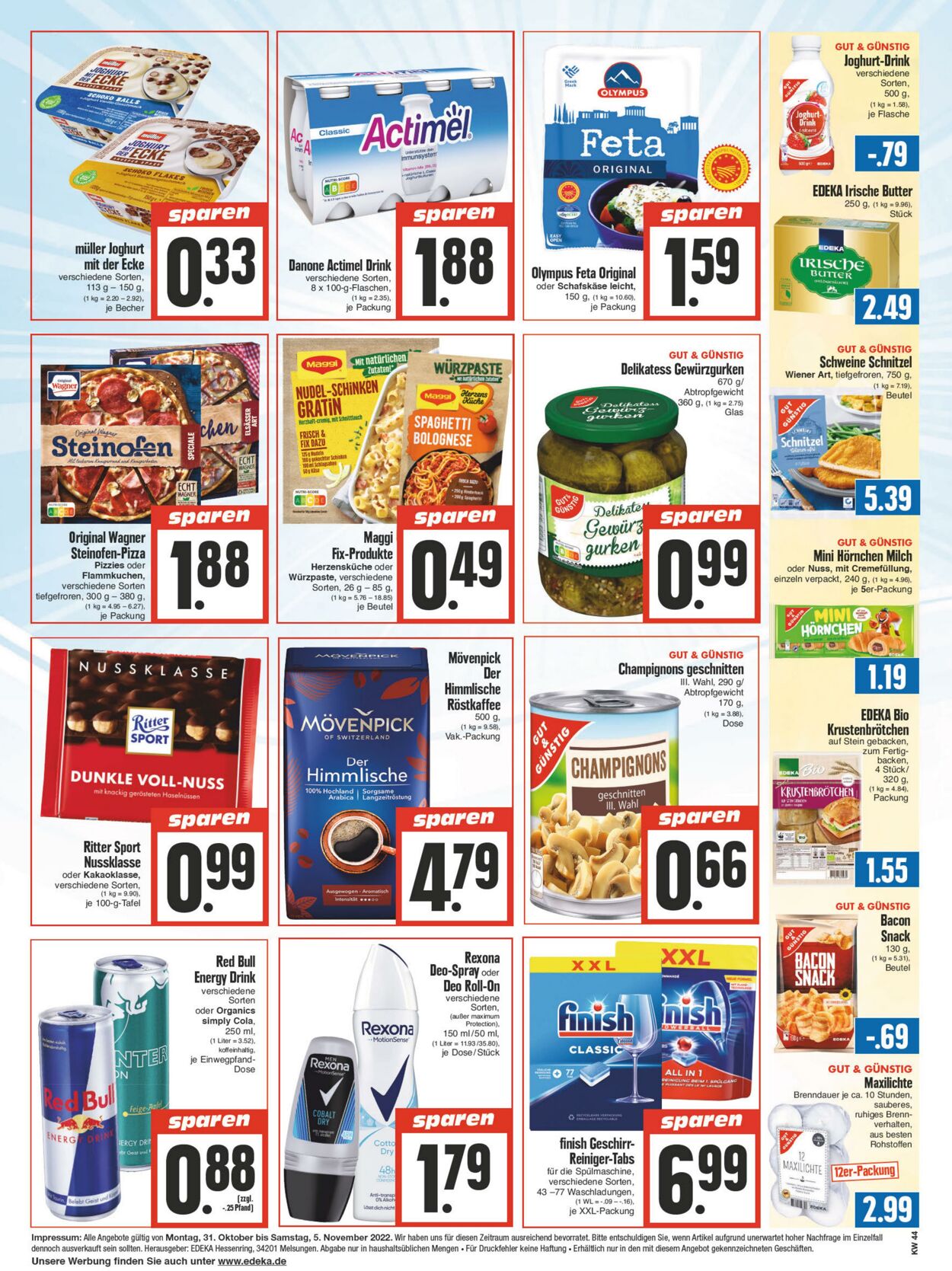 Prospekt Edeka 31.10.2022 - 05.11.2022