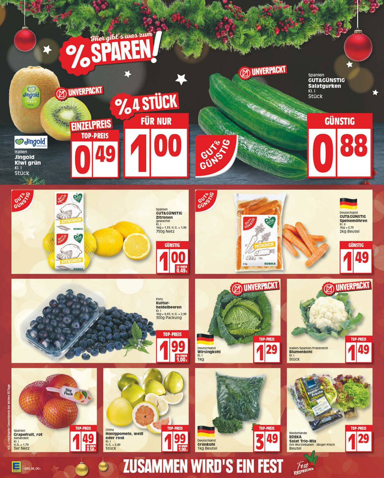 Prospekt Edeka 12.12.2022 - 17.12.2022