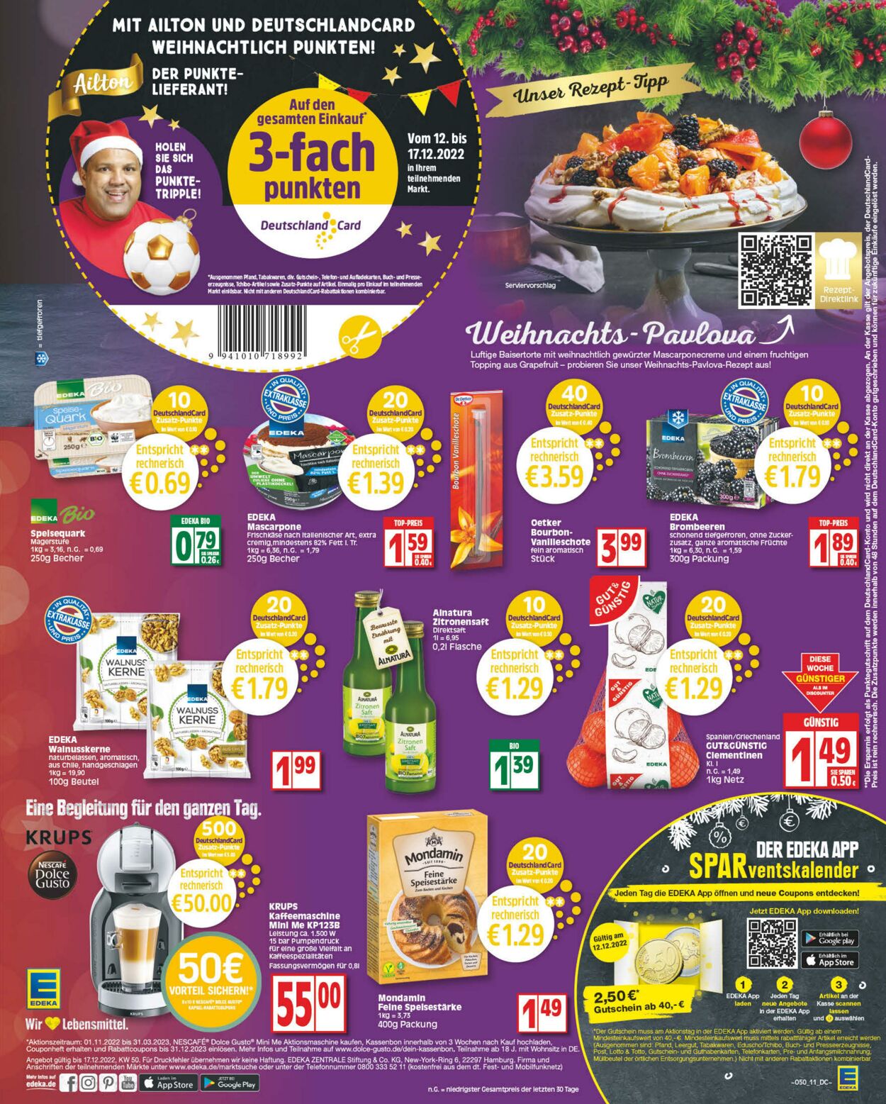 Prospekt Edeka 12.12.2022 - 17.12.2022