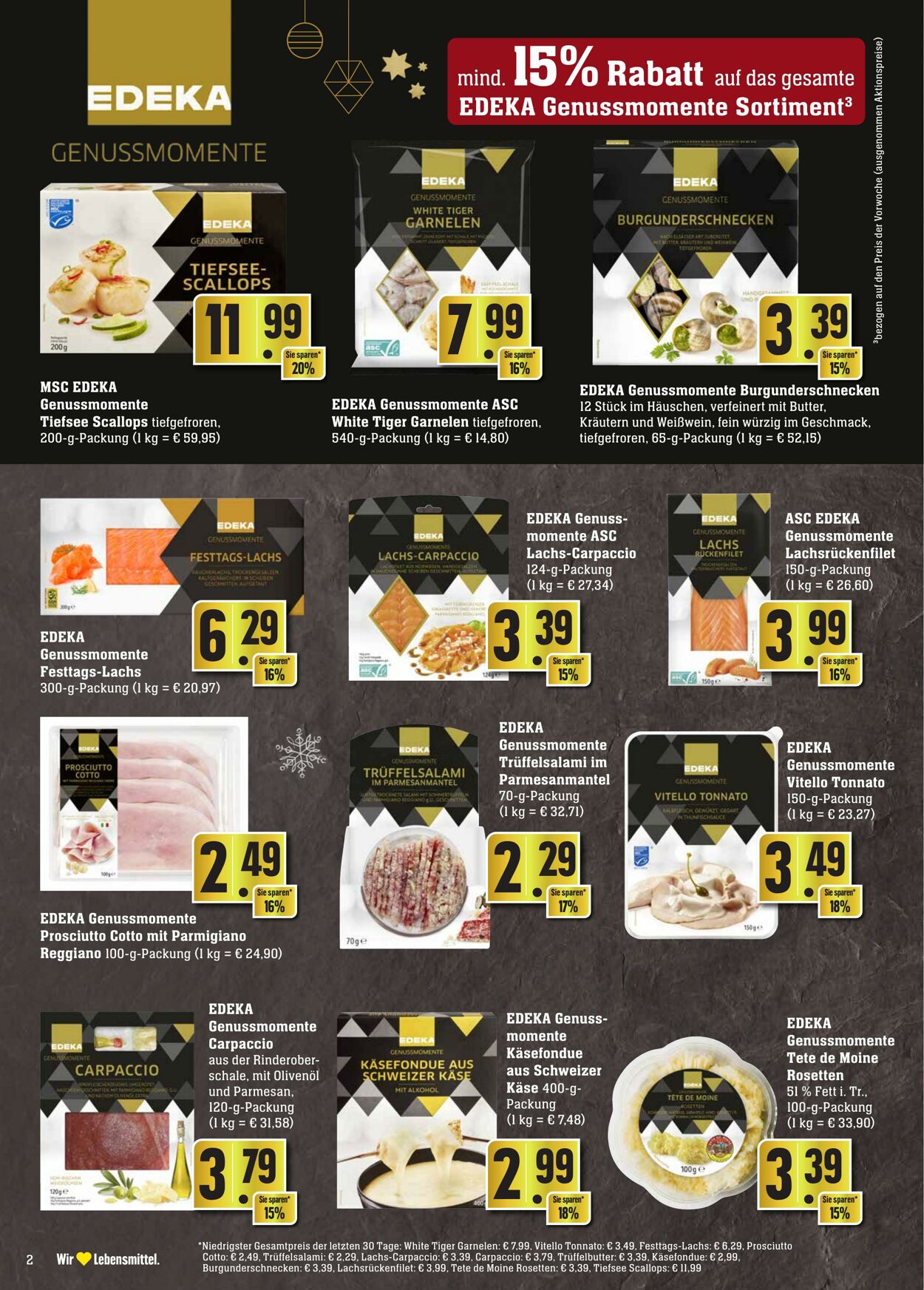 Prospekt Edeka 19.12.2022 - 24.12.2022