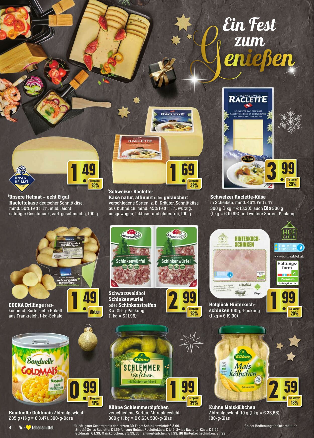 Prospekt Edeka 19.12.2022 - 24.12.2022