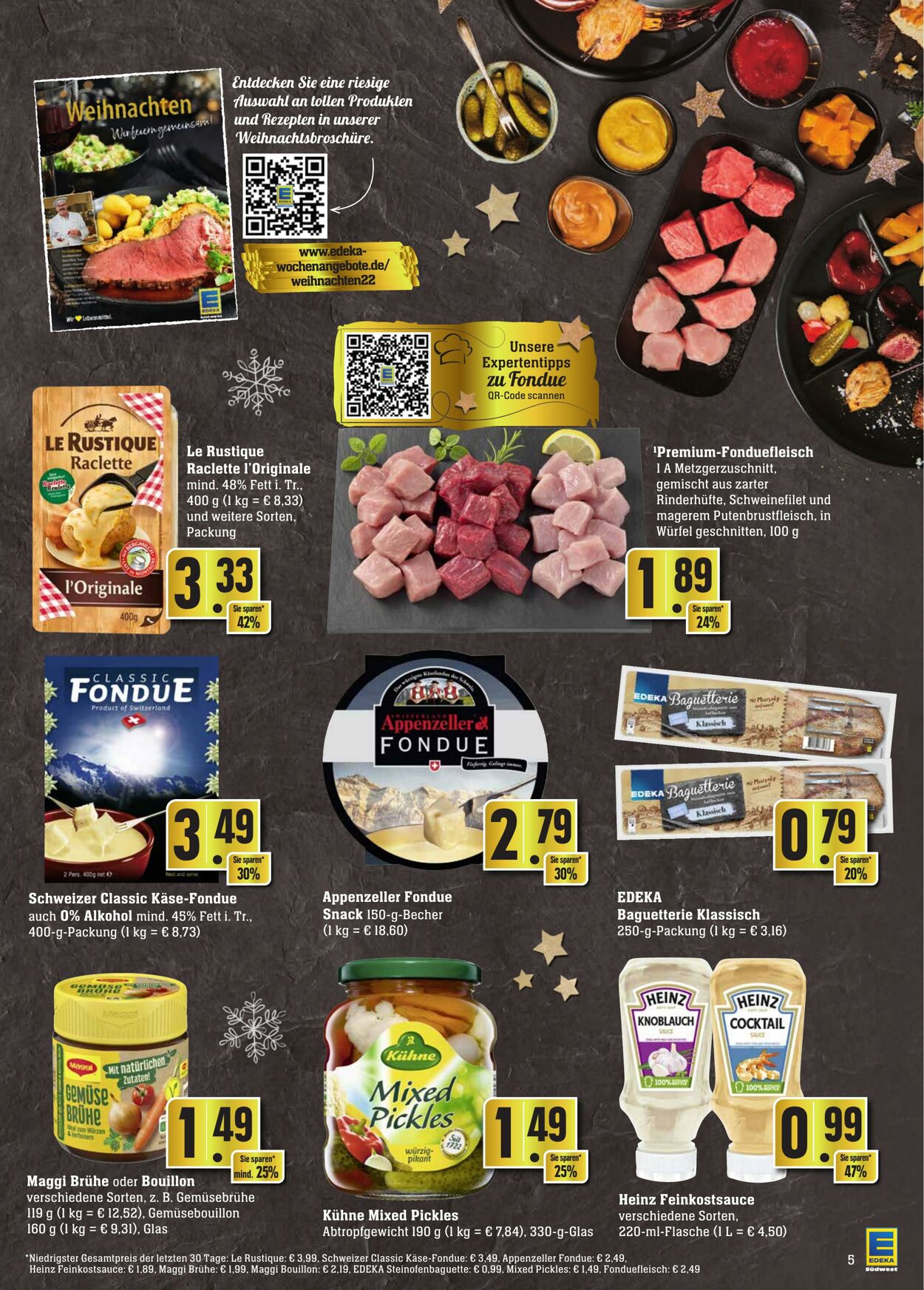 Prospekt Edeka 19.12.2022 - 24.12.2022