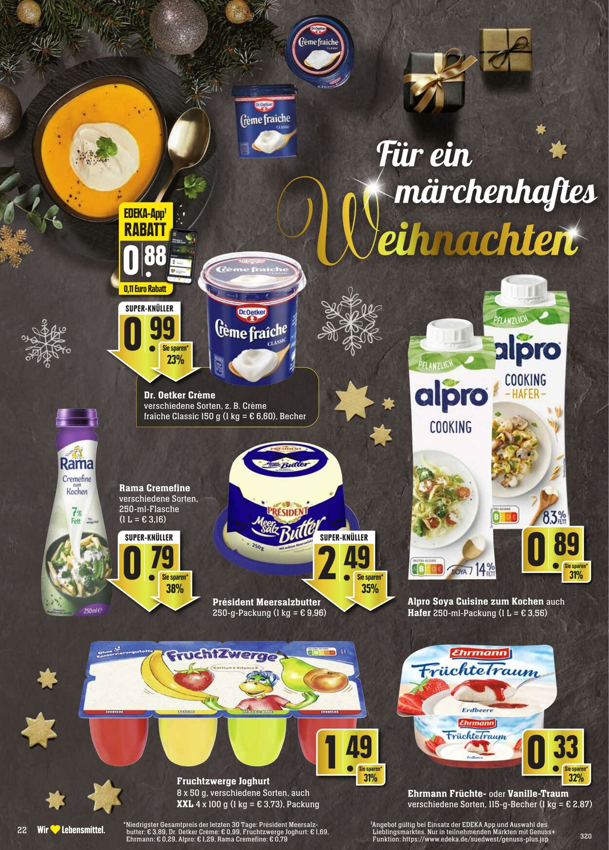 Prospekt Edeka 19.12.2022 - 24.12.2022