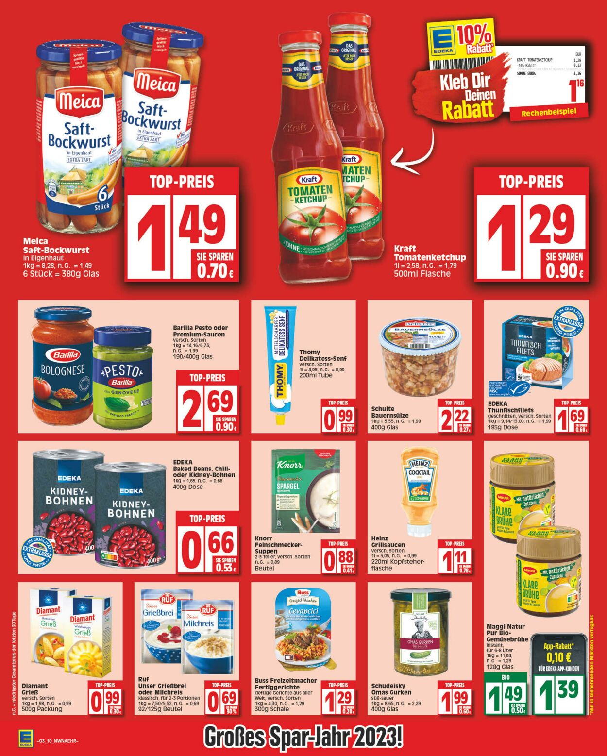 Prospekt Edeka 16.01.2023 - 21.01.2023