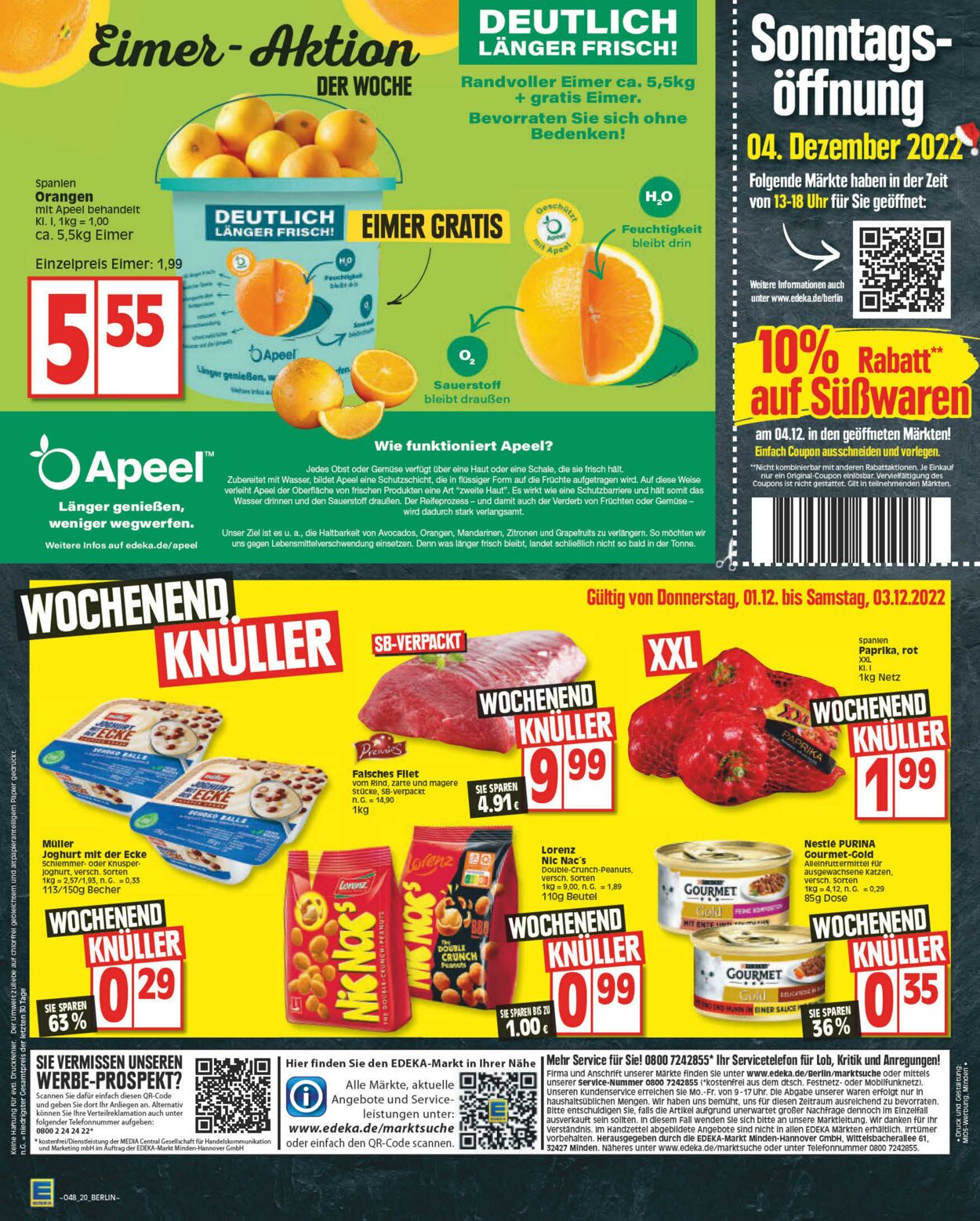 Prospekt Edeka 28.11.2022 - 03.12.2022