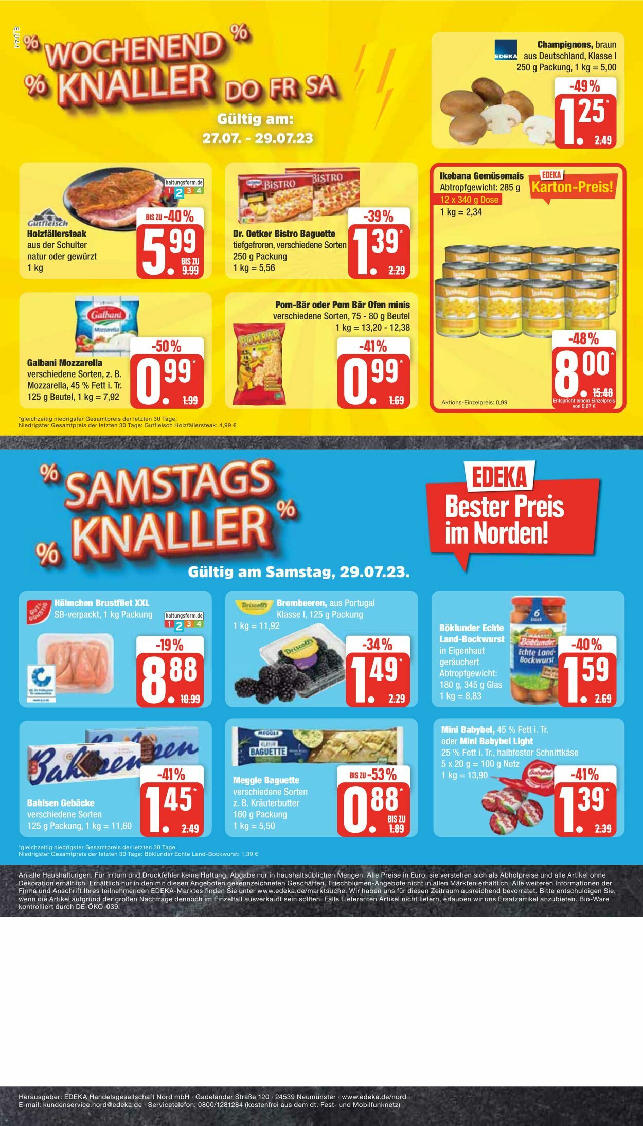 Prospekt Edeka 24.07.2023 - 29.07.2023