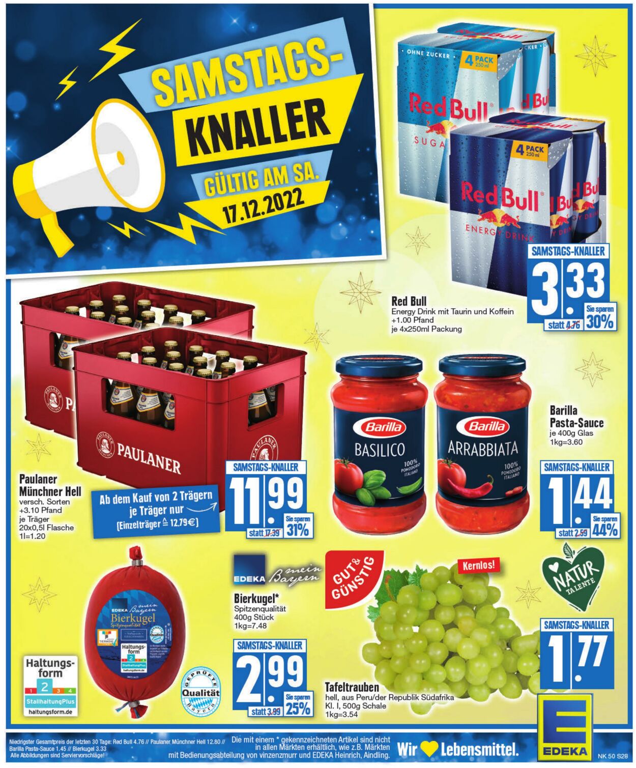 Prospekt Edeka 12.12.2022 - 17.12.2022