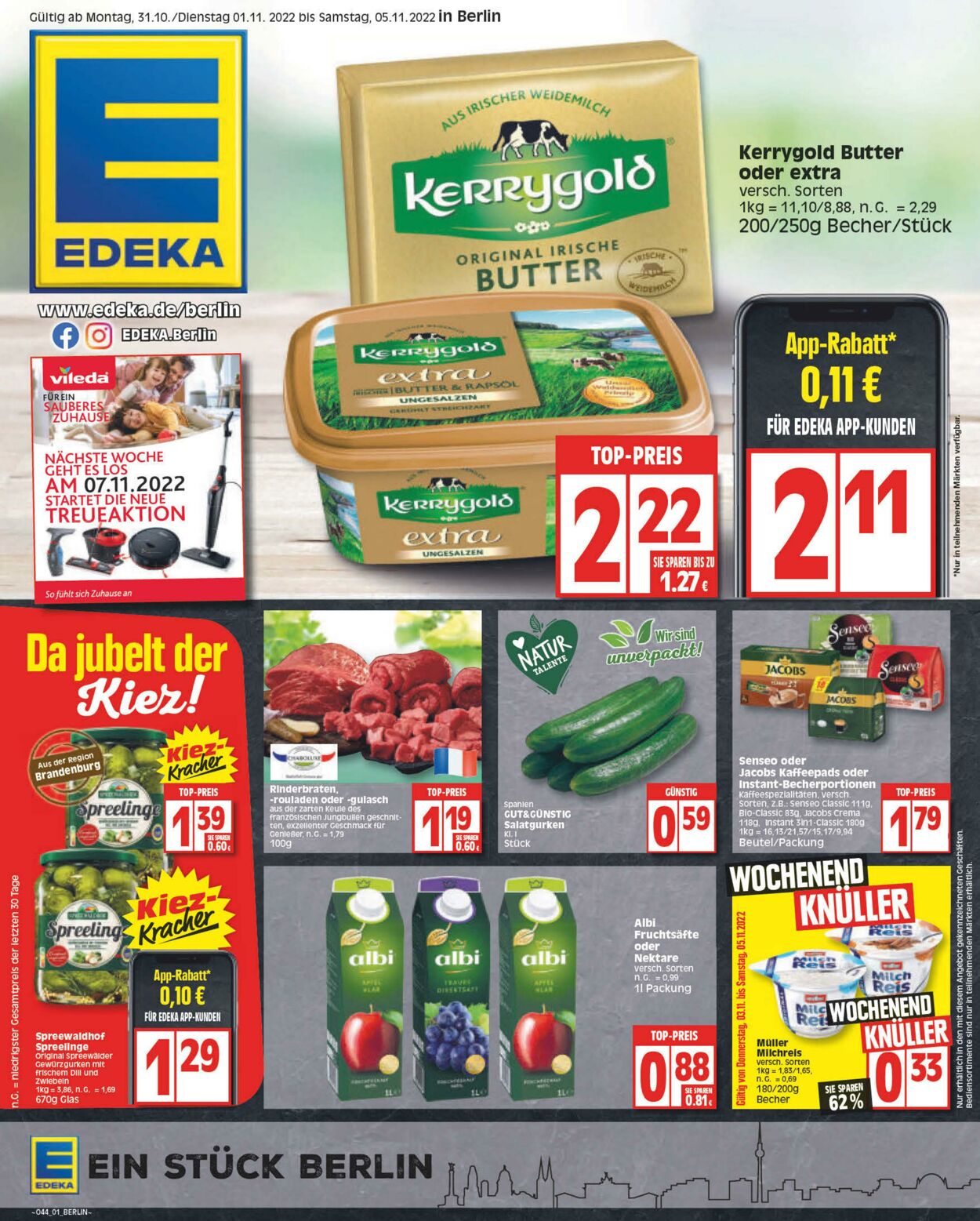 Prospekt Edeka 31.10.2022 - 05.11.2022