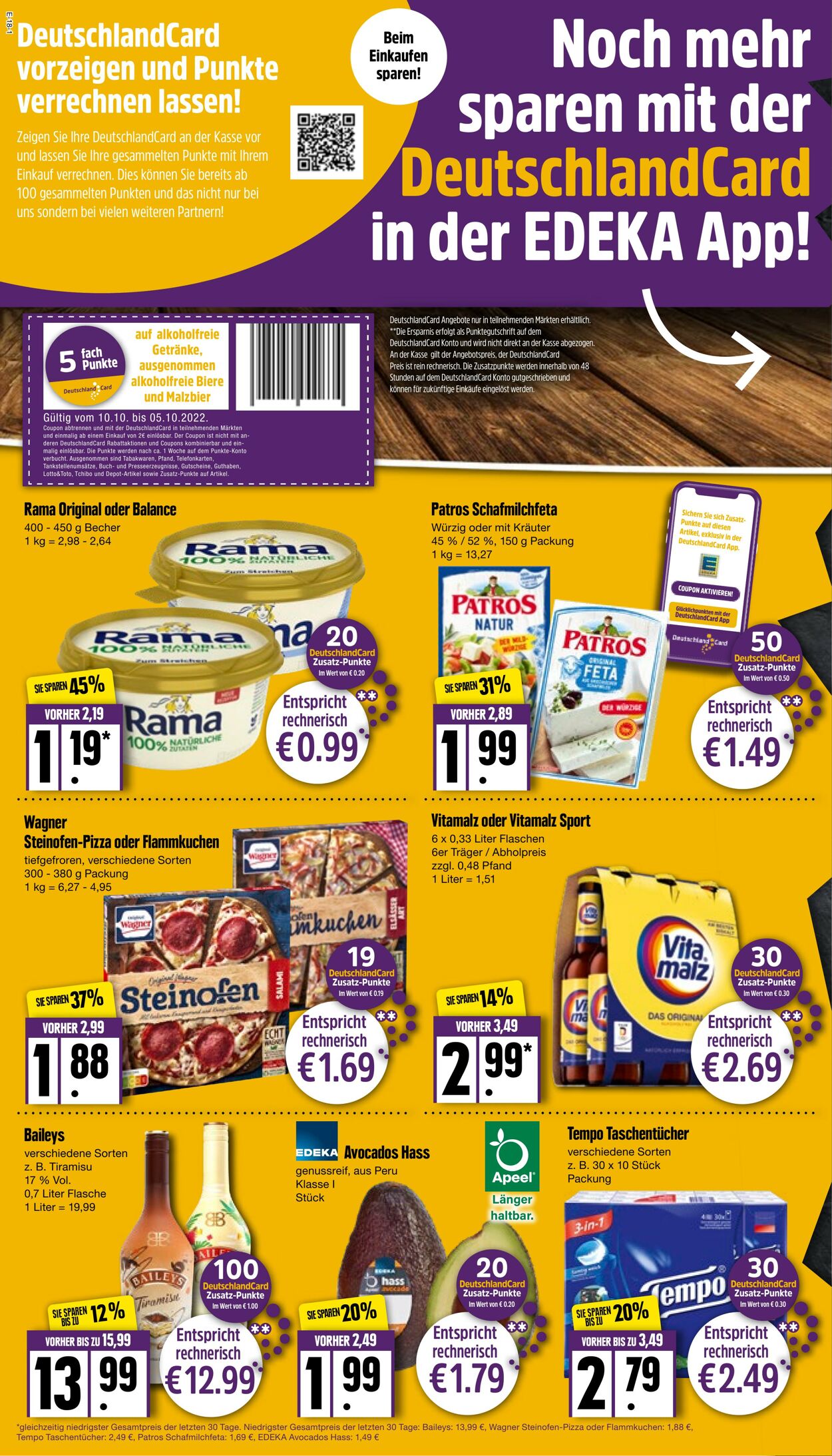 Prospekt Edeka 10.10.2022 - 15.10.2022