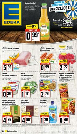 Prospekt Edeka 10.10.2022 - 15.10.2022