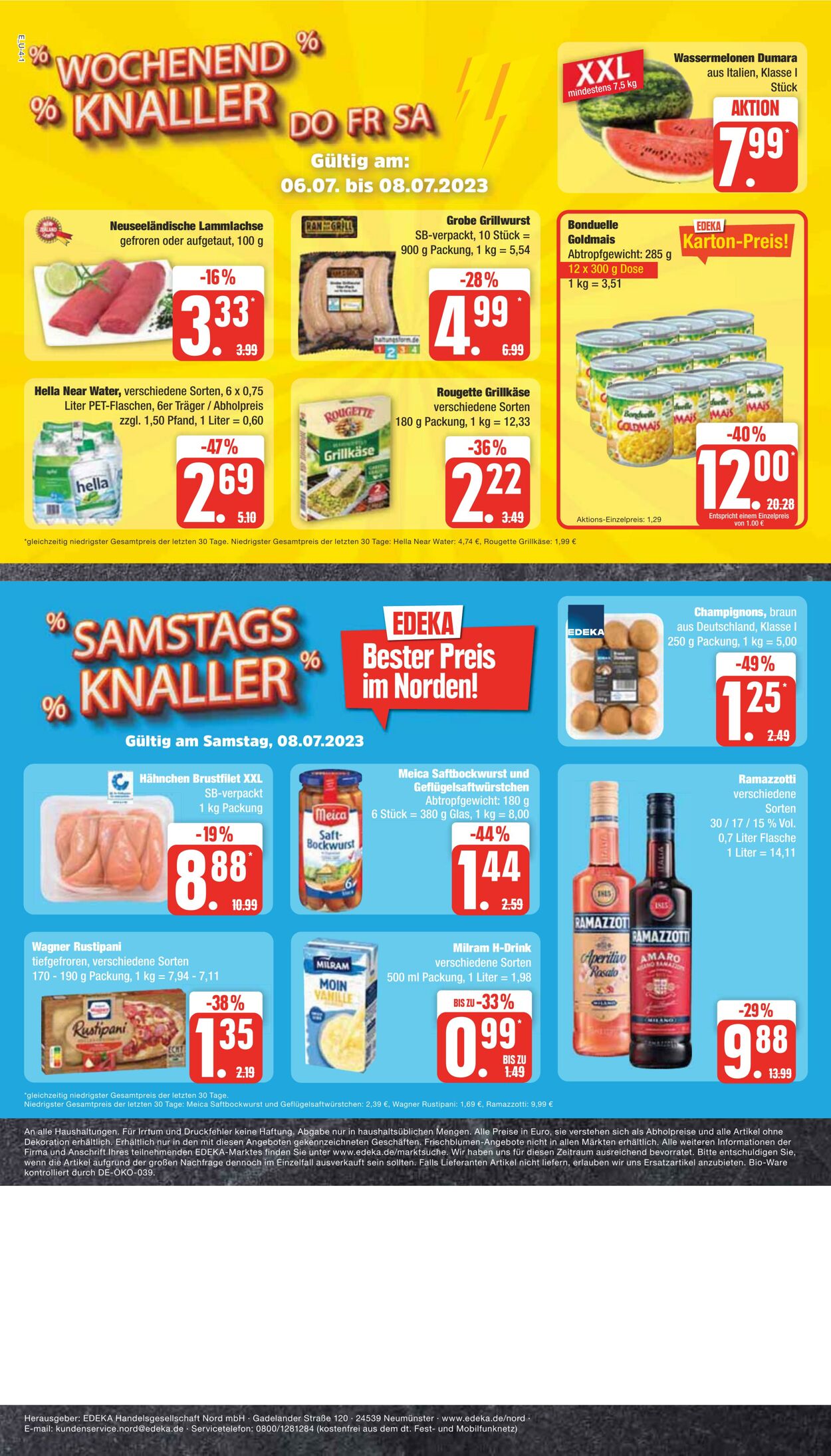 Prospekt Edeka 03.07.2023 - 08.07.2023