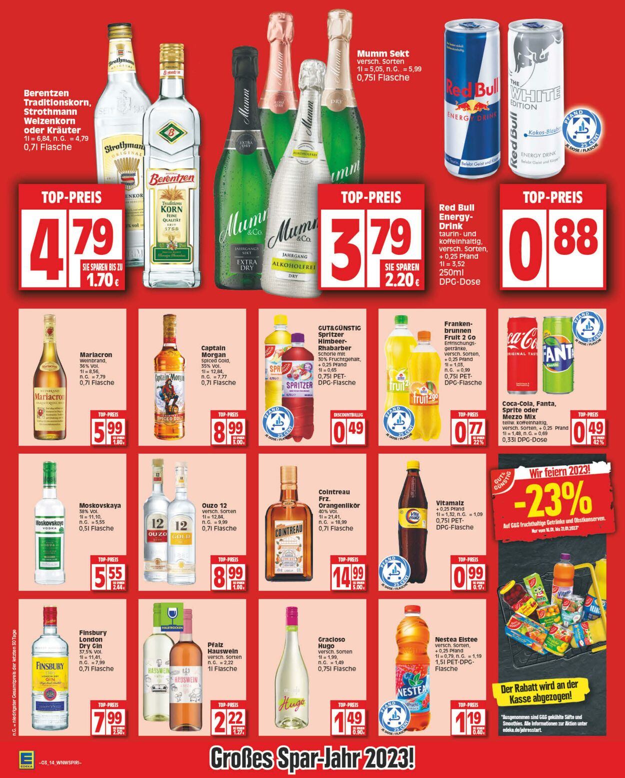 Prospekt Edeka 16.01.2023 - 21.01.2023