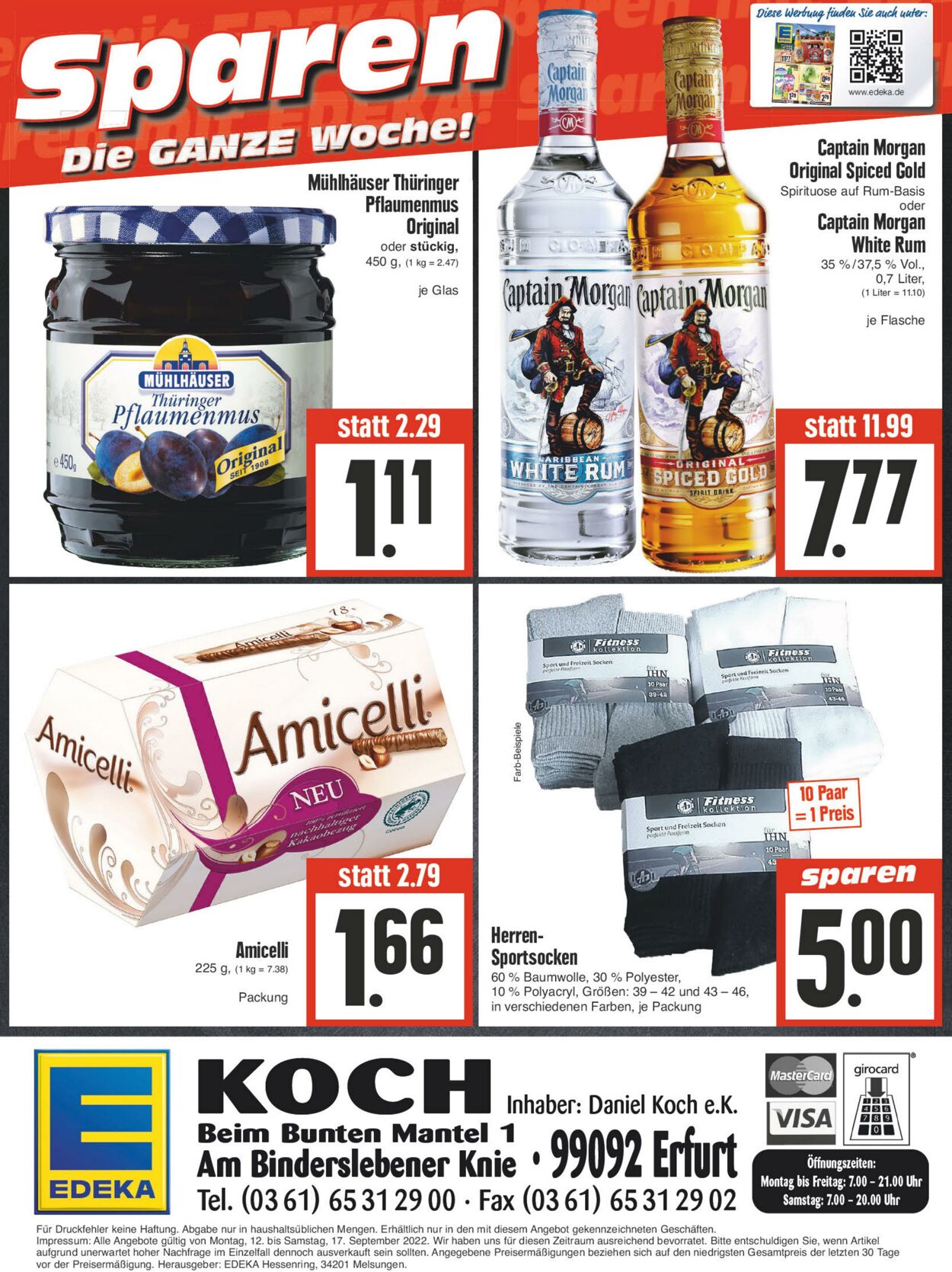 Prospekt Edeka 12.09.2022 - 17.09.2022