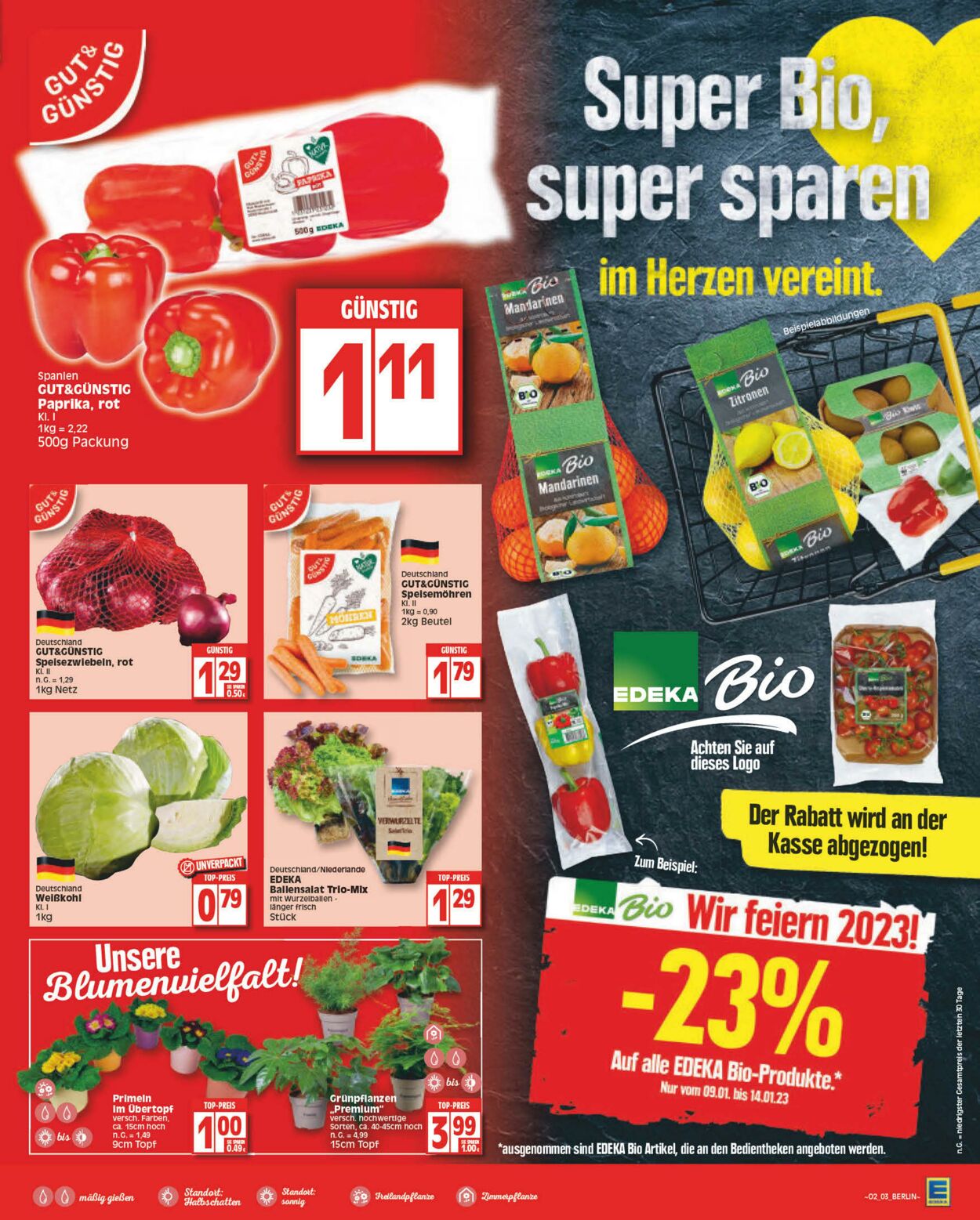 Prospekt Edeka 09.01.2023 - 14.01.2023