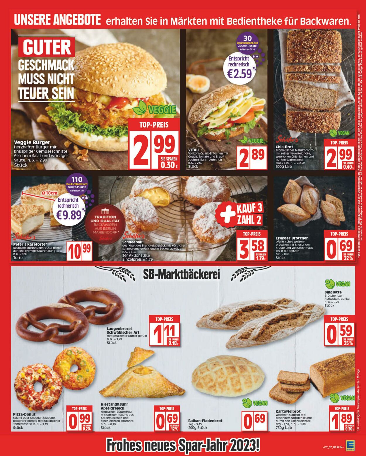 Prospekt Edeka 09.01.2023 - 14.01.2023