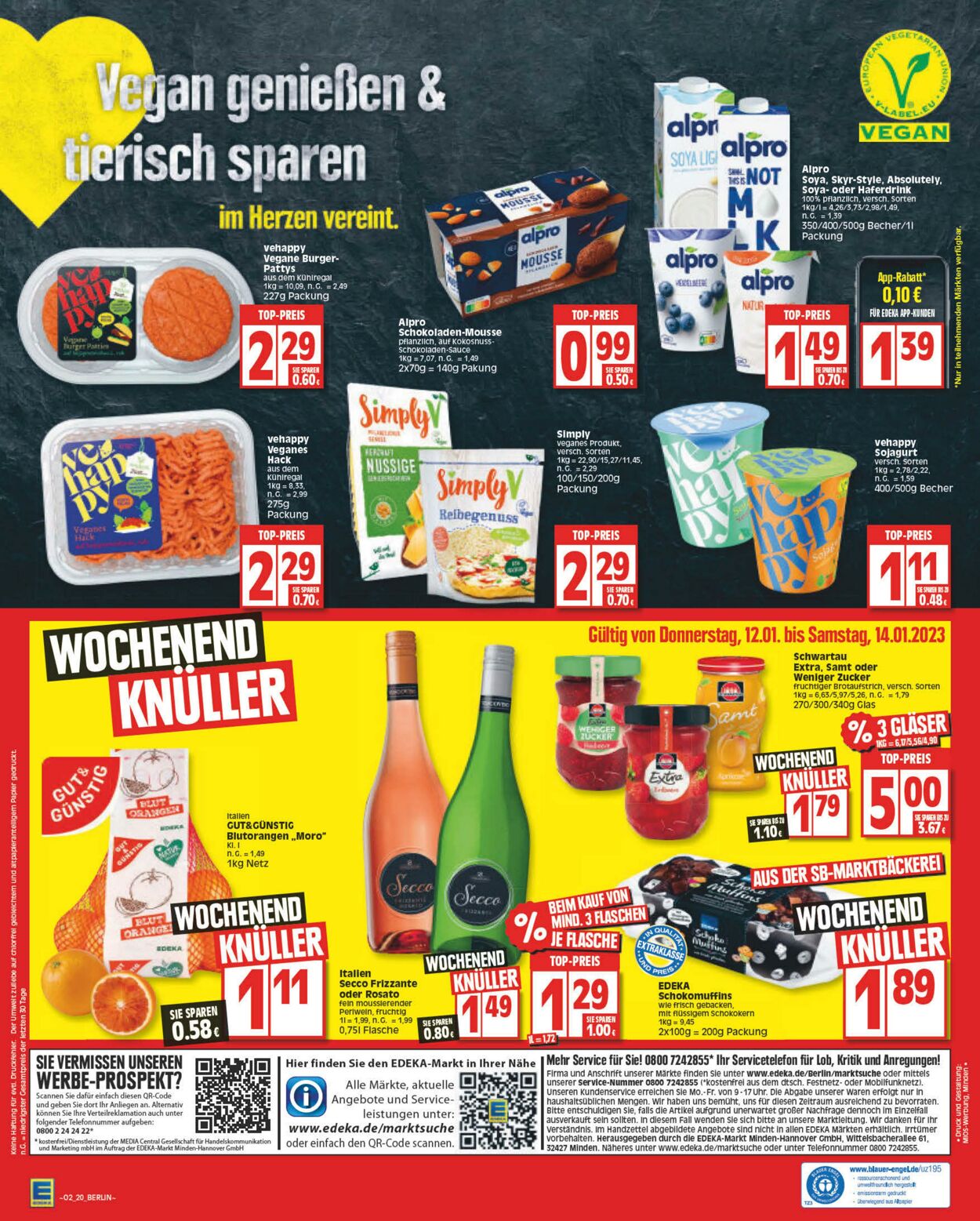 Prospekt Edeka 09.01.2023 - 14.01.2023