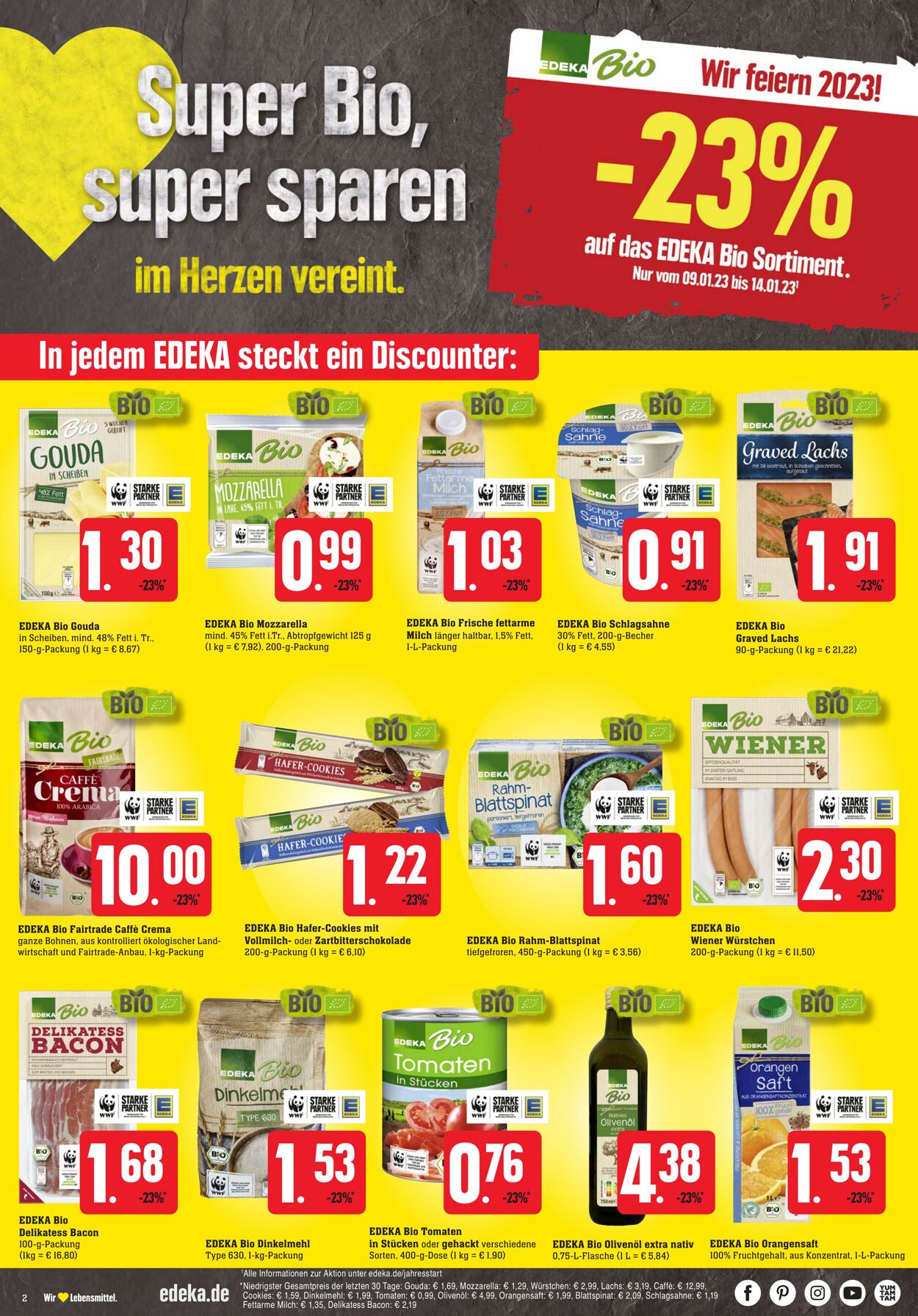 Prospekt Edeka 09.01.2023 - 14.01.2023