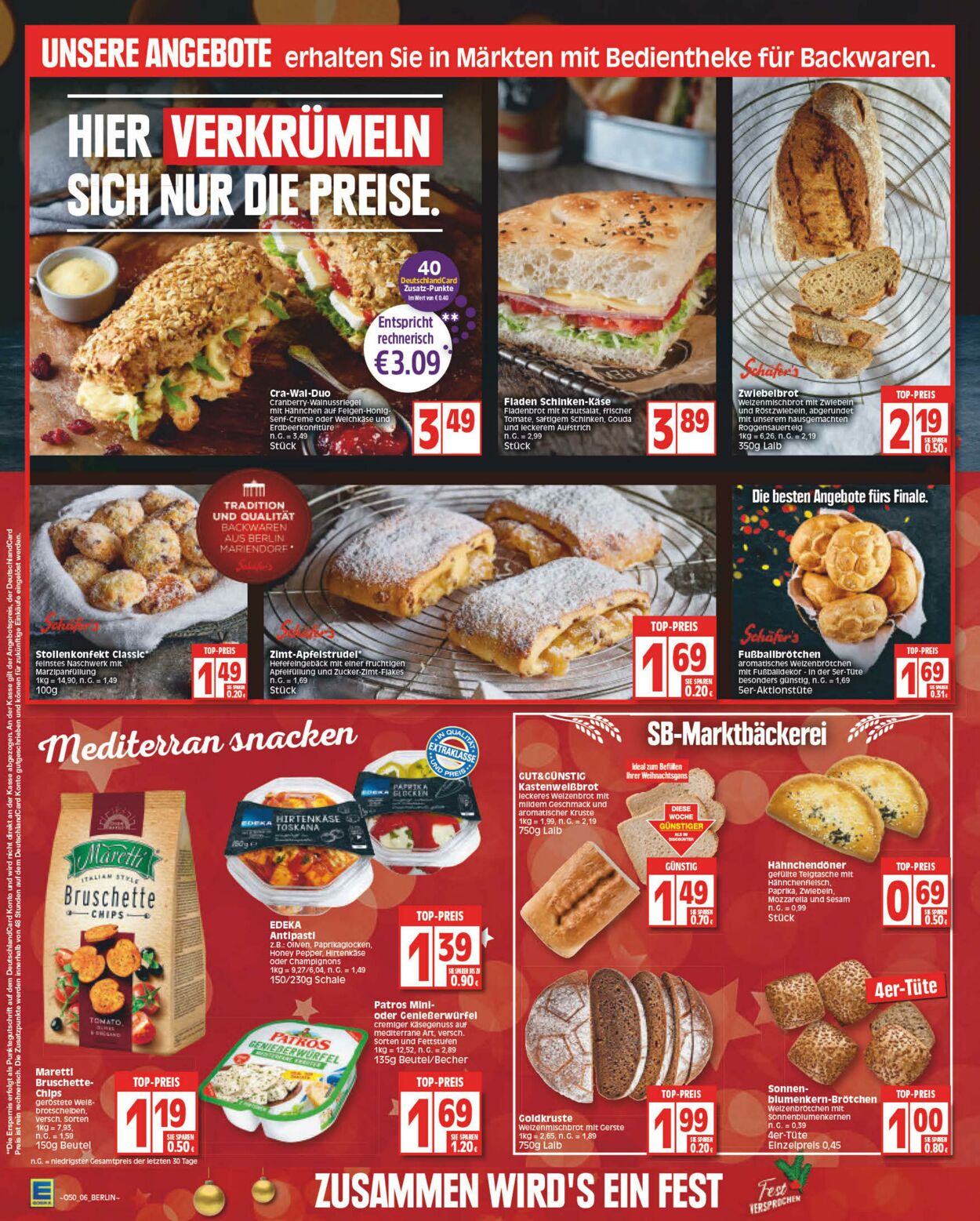 Prospekt Edeka 12.12.2022 - 17.12.2022