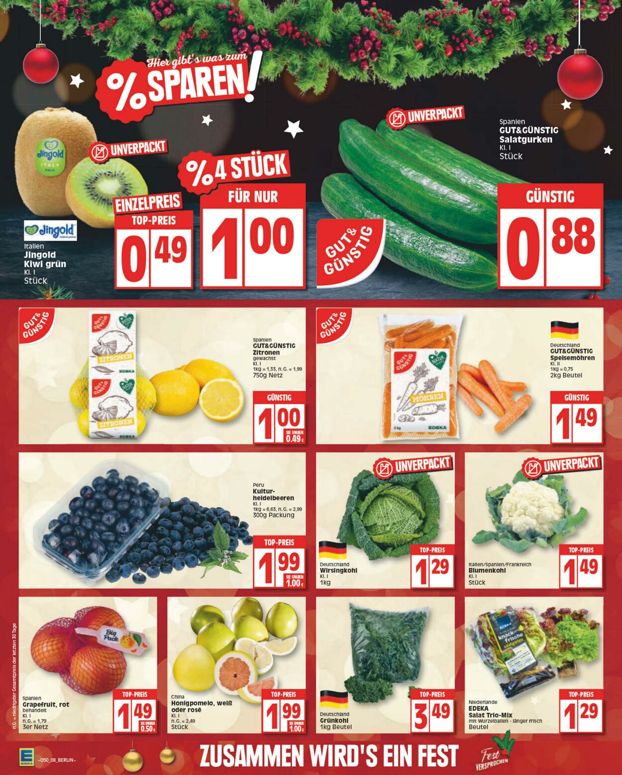 Prospekt Edeka 12.12.2022 - 17.12.2022