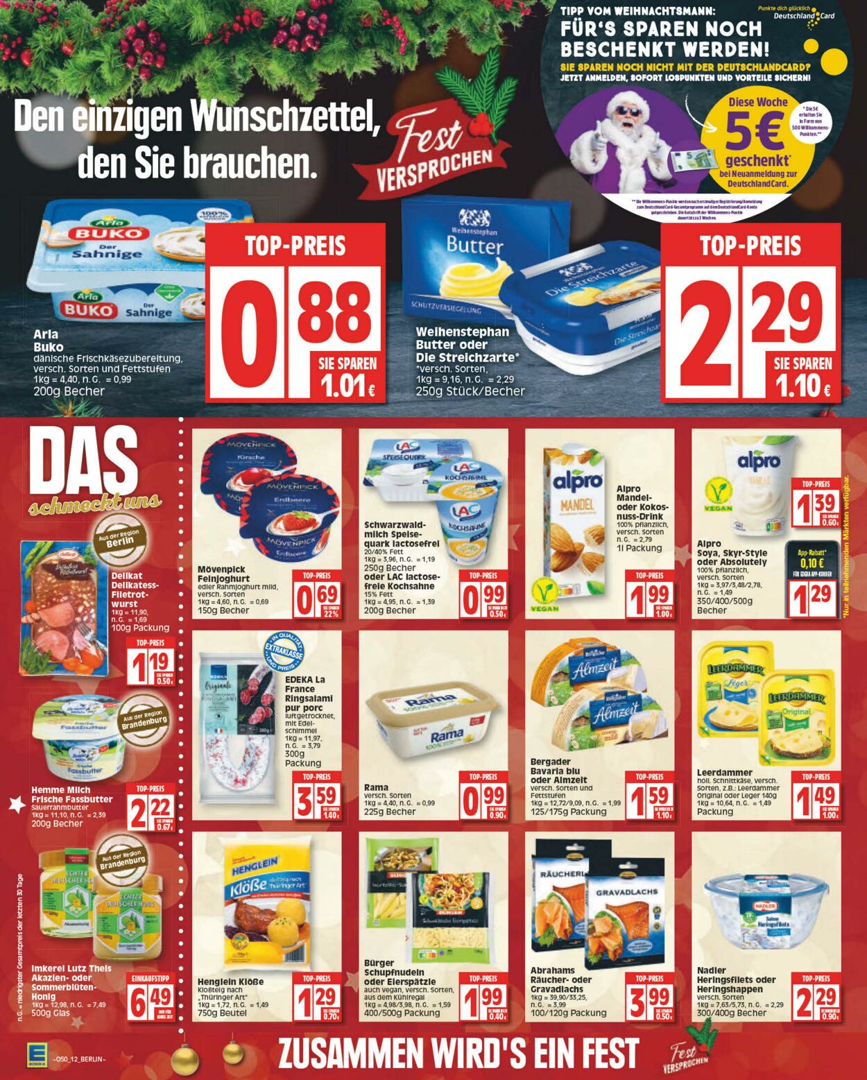 Prospekt Edeka 12.12.2022 - 17.12.2022