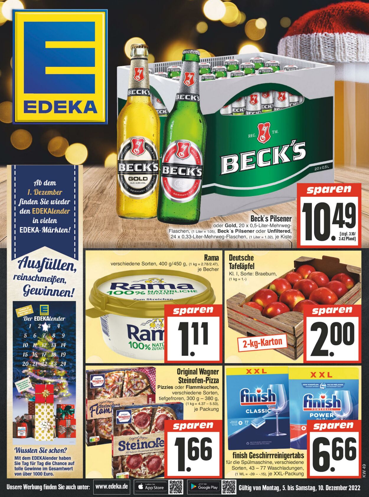 Prospekt Edeka 05.12.2022 - 10.12.2022