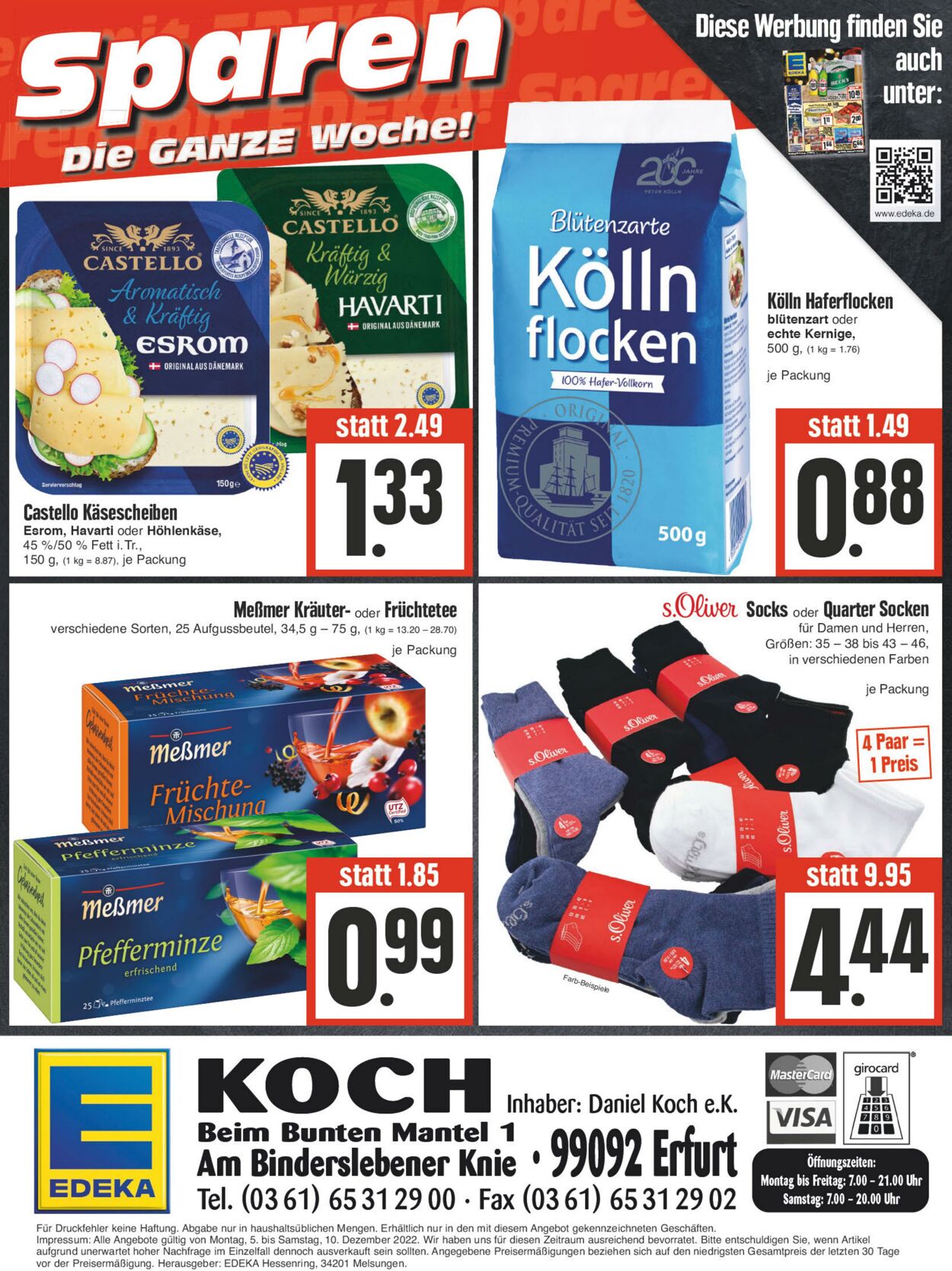 Prospekt Edeka 05.12.2022 - 10.12.2022