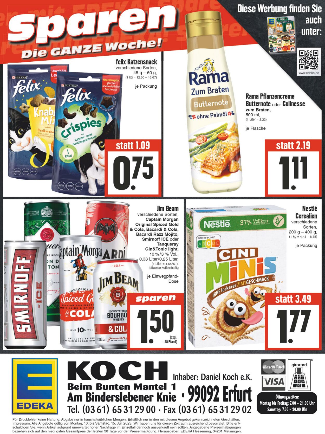 Prospekt Edeka 10.07.2023 - 15.07.2023