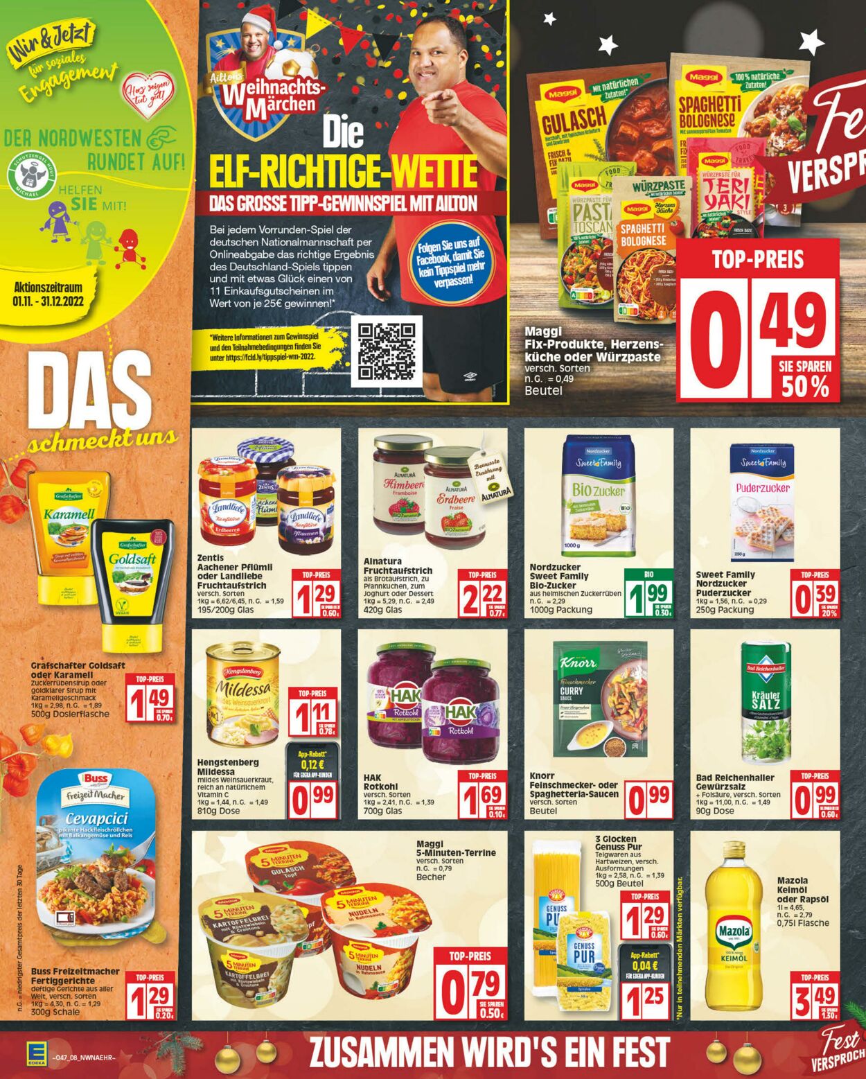 Prospekt Edeka 21.11.2022 - 26.11.2022