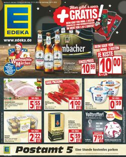 Prospekt Edeka 21.11.2022 - 26.11.2022