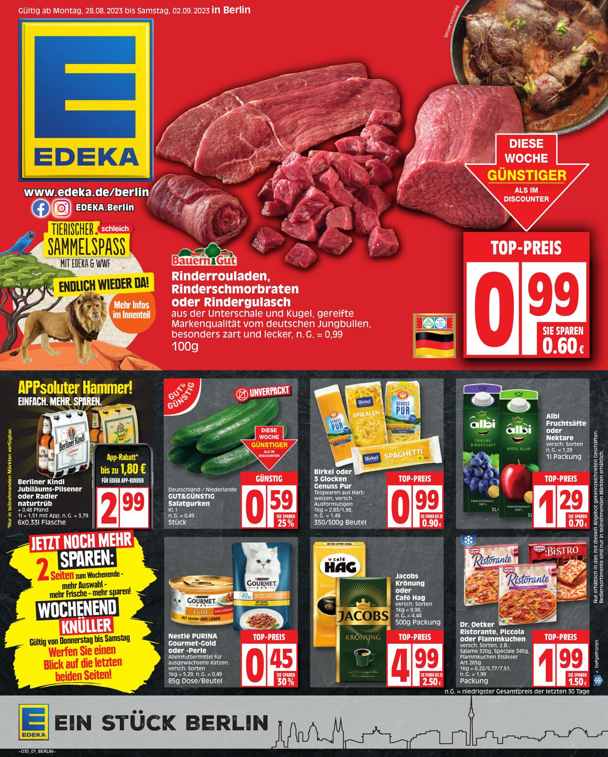 Prospekt Edeka 28.08.2023 - 02.09.2023