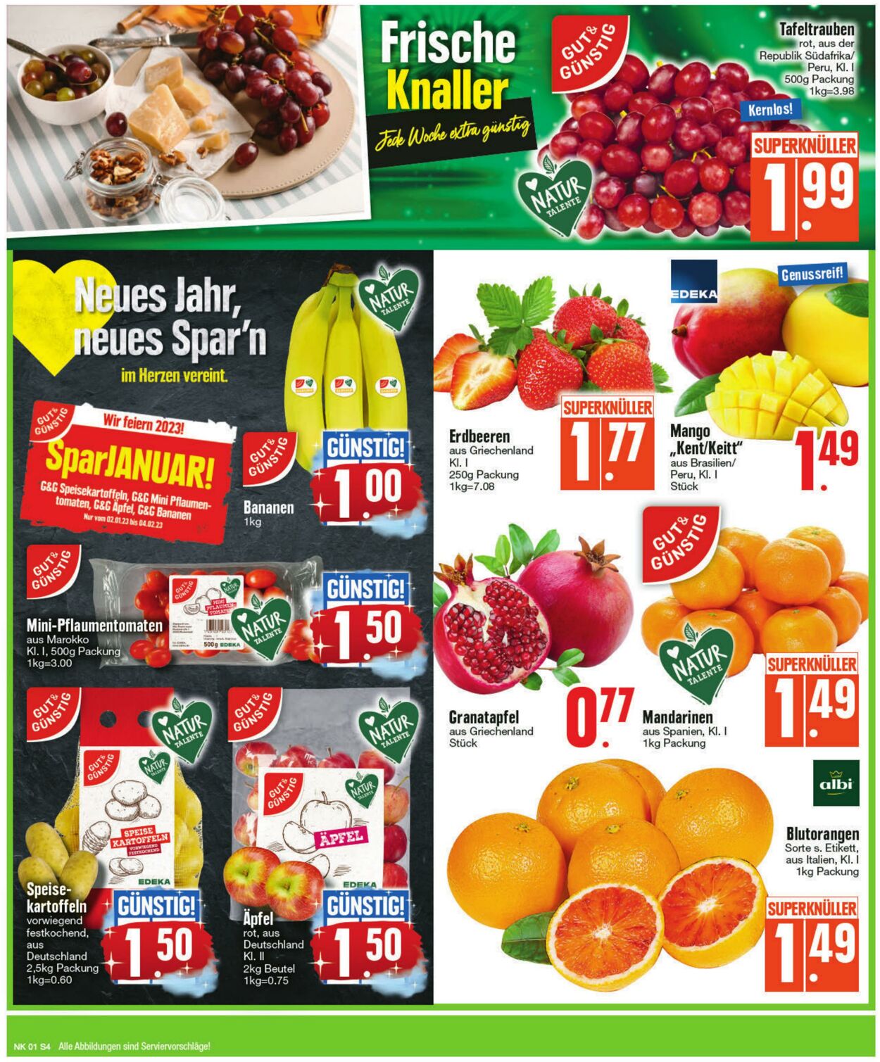 Prospekt Edeka 02.01.2023 - 07.01.2023