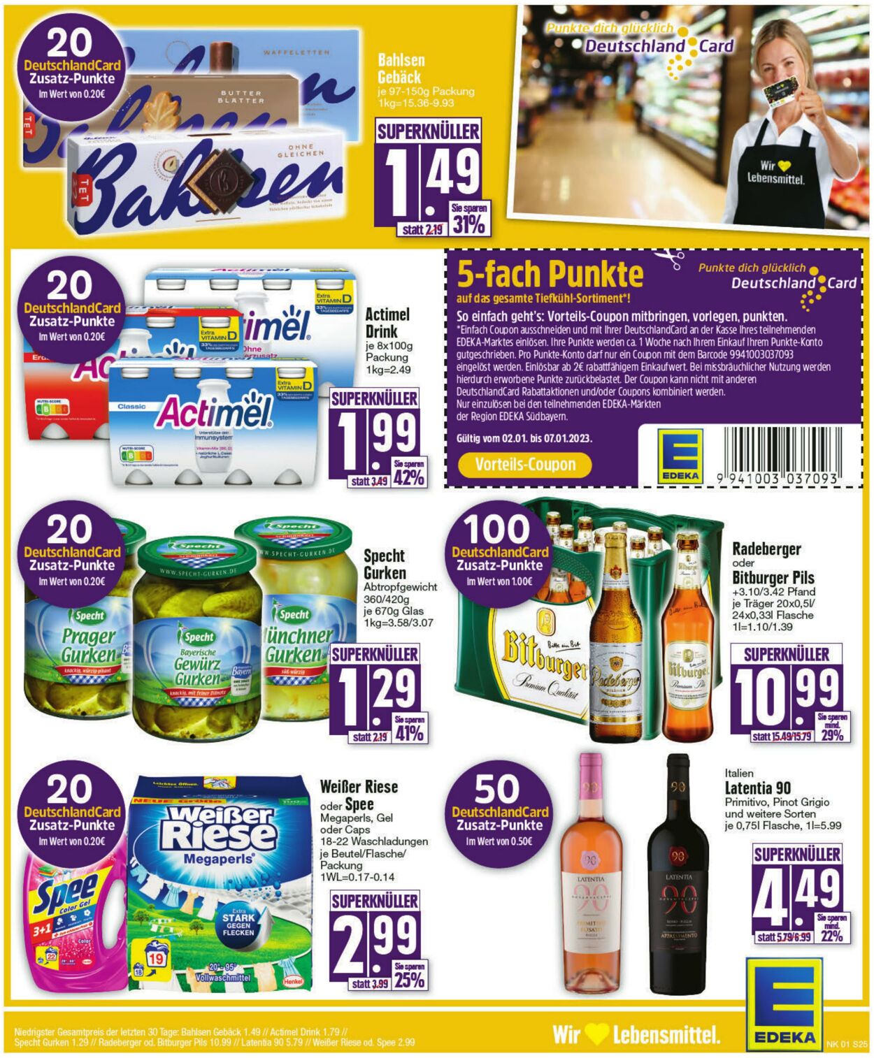 Prospekt Edeka 02.01.2023 - 07.01.2023