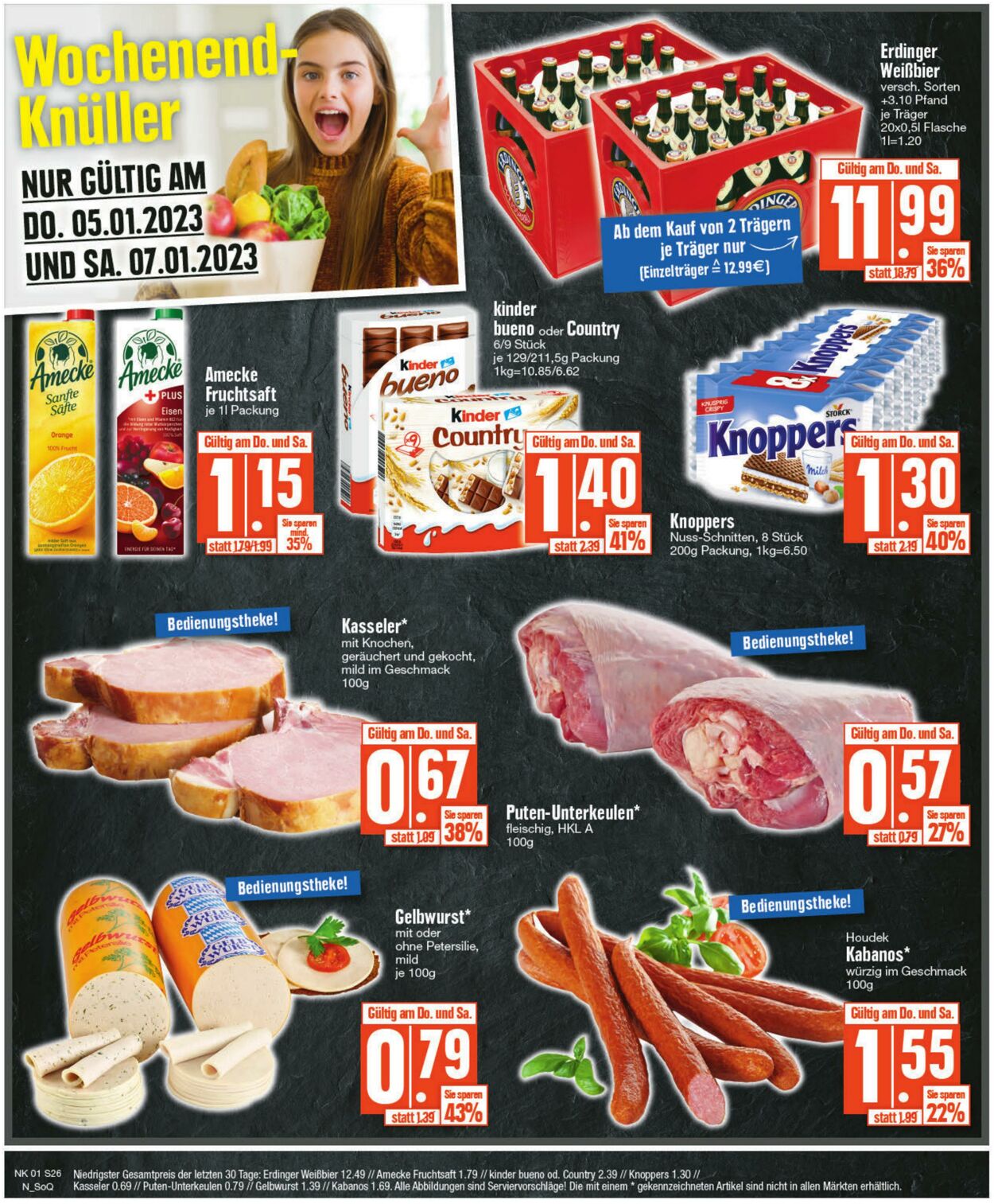 Prospekt Edeka 02.01.2023 - 07.01.2023